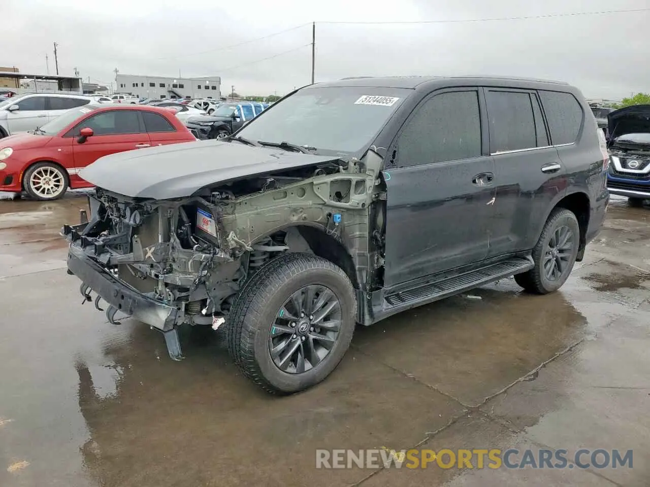 1 fotografías del automóvil dañado JTJAM7BX7L5243806 LEXUS GX 2020