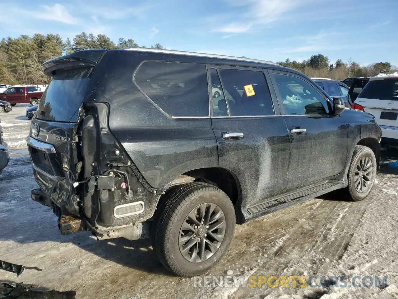 3 fotografías del automóvil dañado JTJAM7BX7L5260346 LEXUS GX 2020