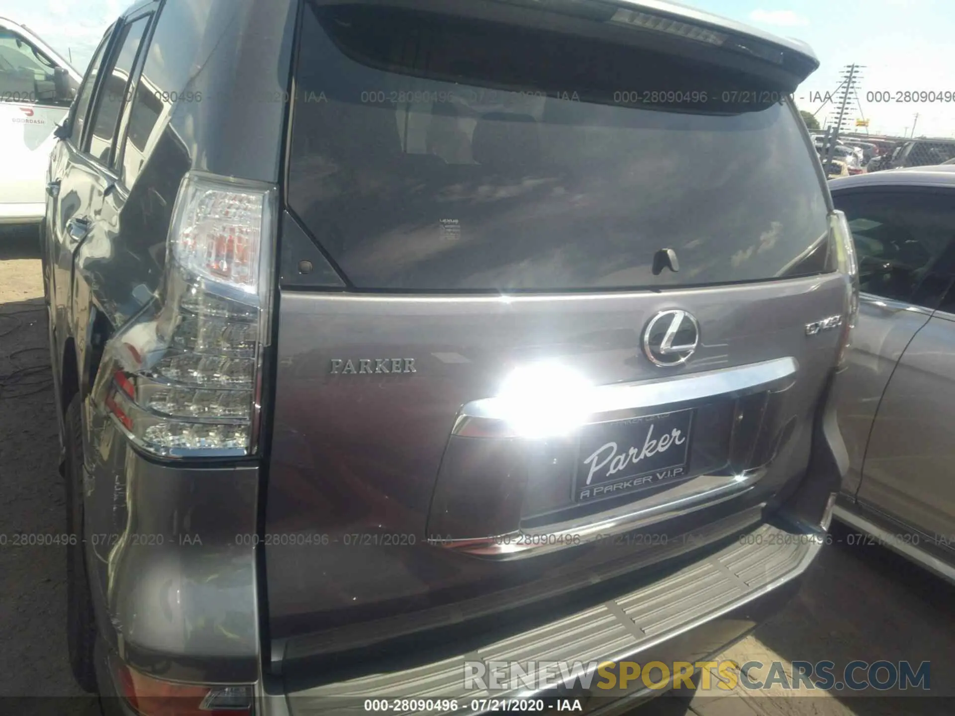 8 fotografías del automóvil dañado JTJAM7BX9L5257657 LEXUS GX 2020