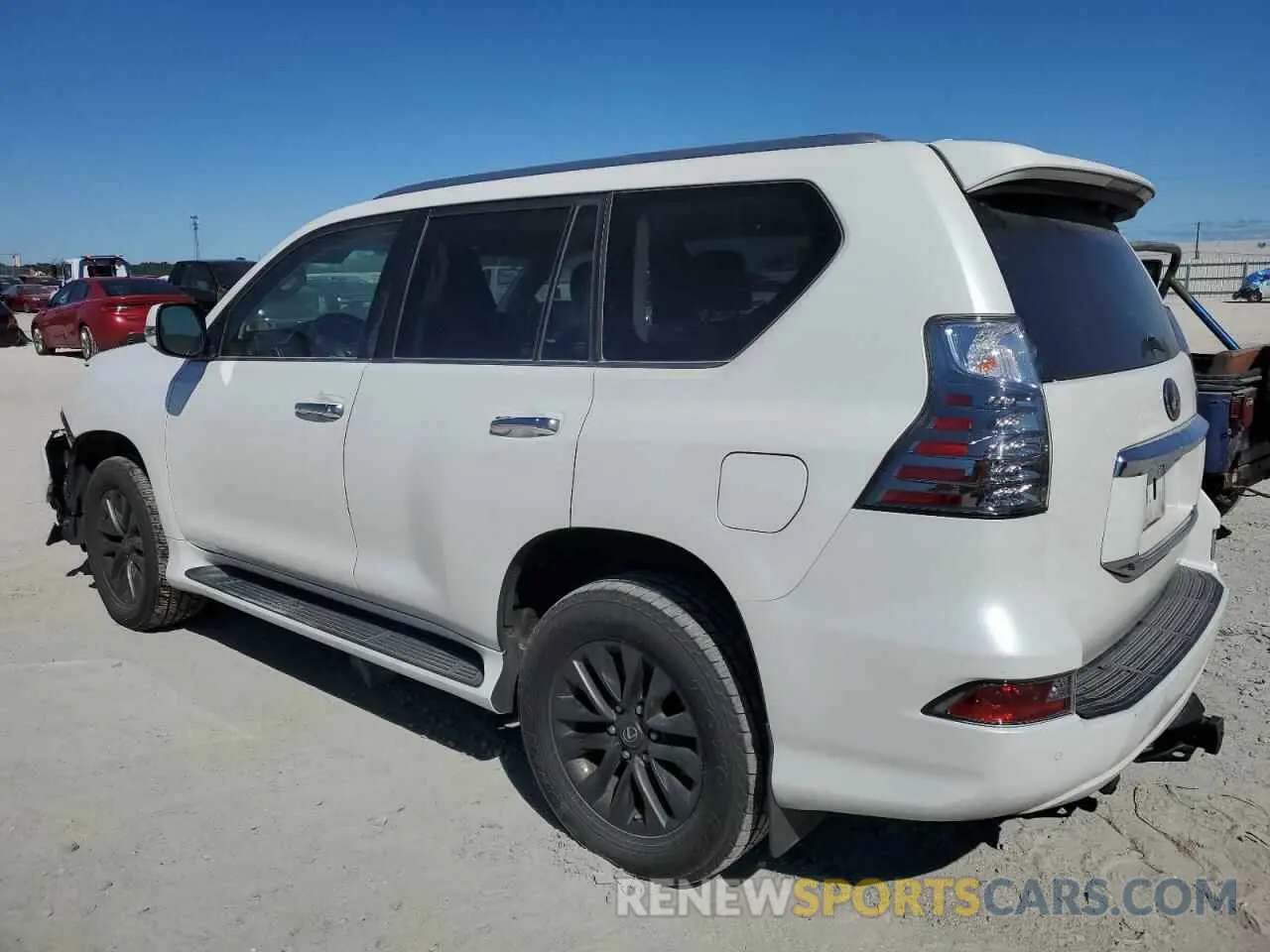 2 fotografías del automóvil dañado JTJAM7BXXL5244836 LEXUS GX 2020