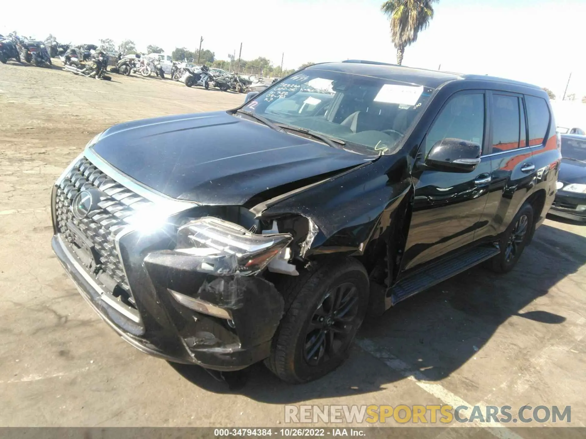 2 fotografías del automóvil dañado JTJAM7BXXL5253486 LEXUS GX 2020