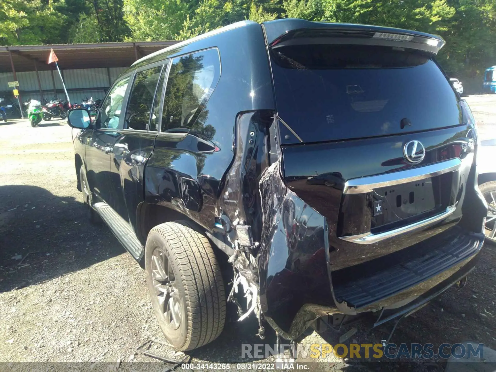 3 fotografías del automóvil dañado JTJAM7BX0M5268502 LEXUS GX 2021