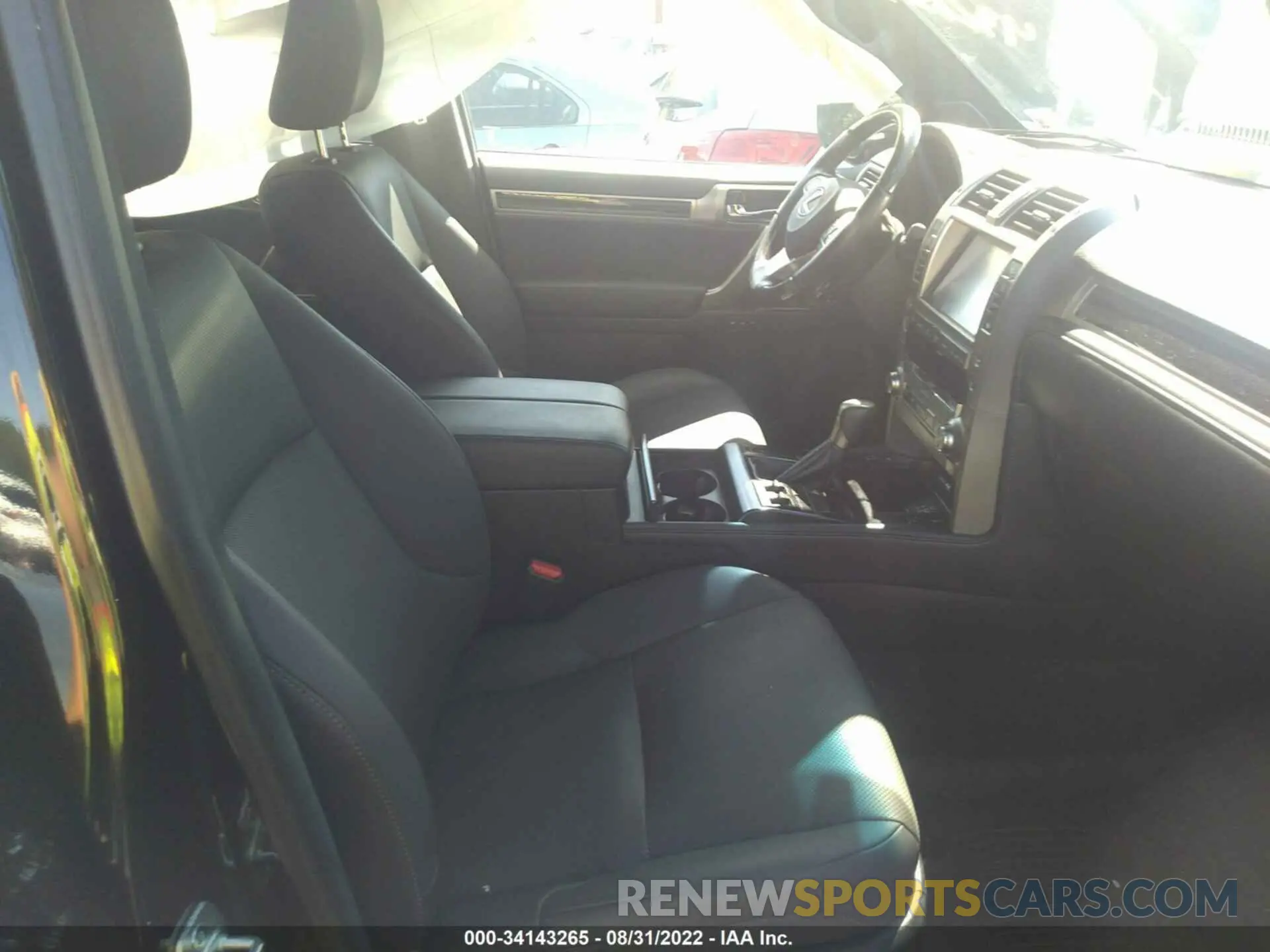 5 fotografías del automóvil dañado JTJAM7BX0M5268502 LEXUS GX 2021