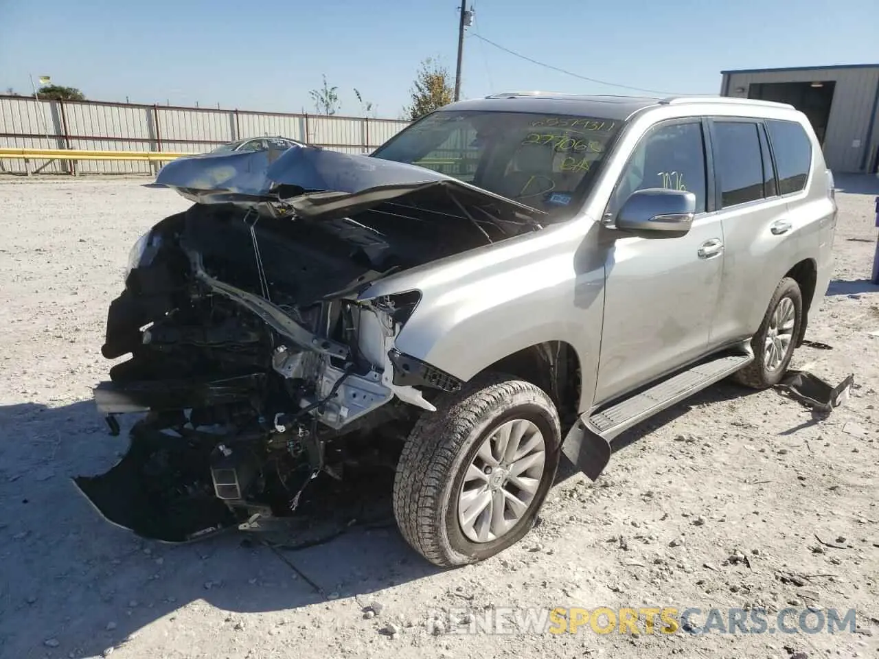 2 fotografías del automóvil dañado JTJAM7BX0M5277068 LEXUS GX 2021