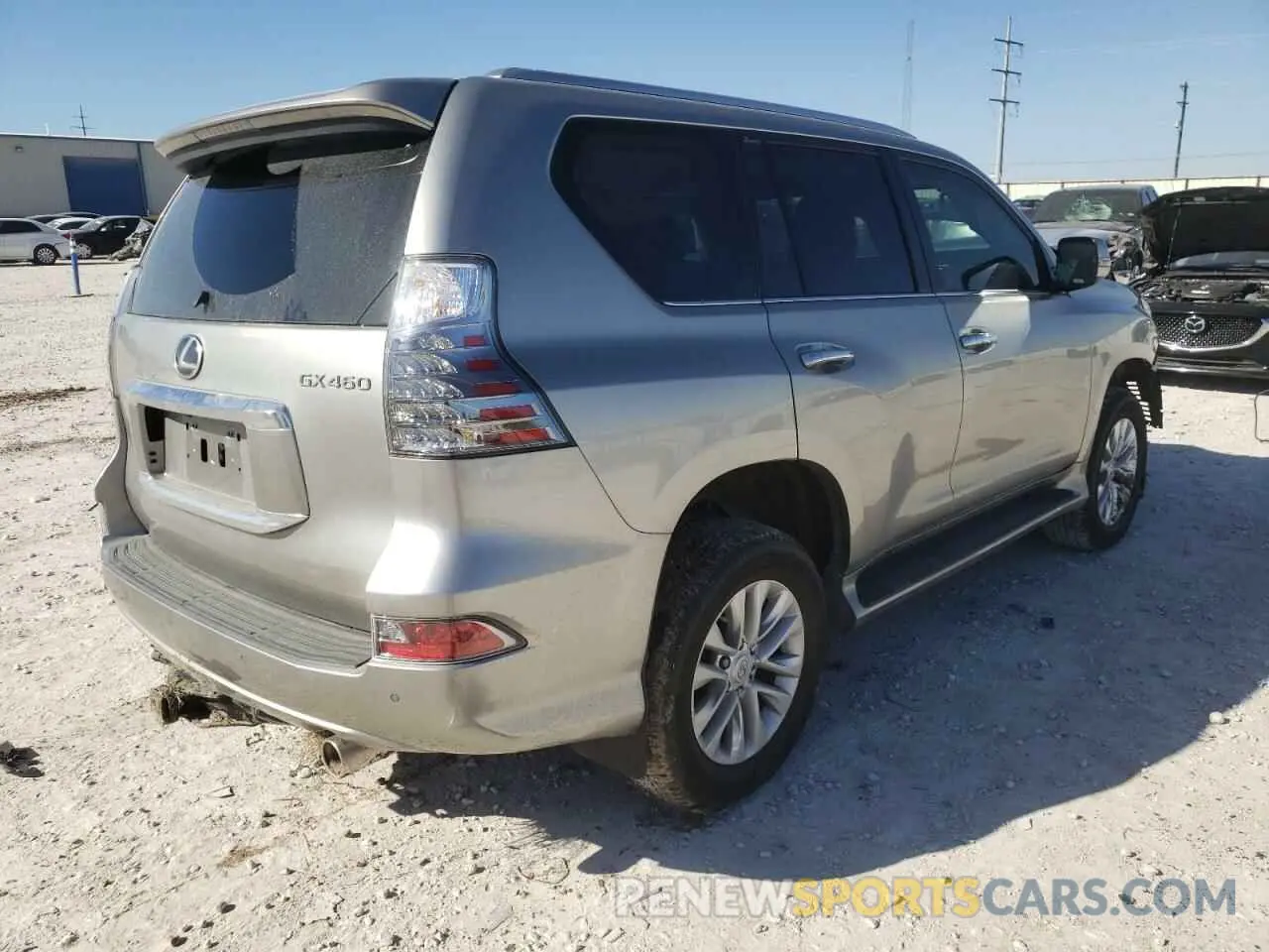 4 fotografías del automóvil dañado JTJAM7BX0M5277068 LEXUS GX 2021