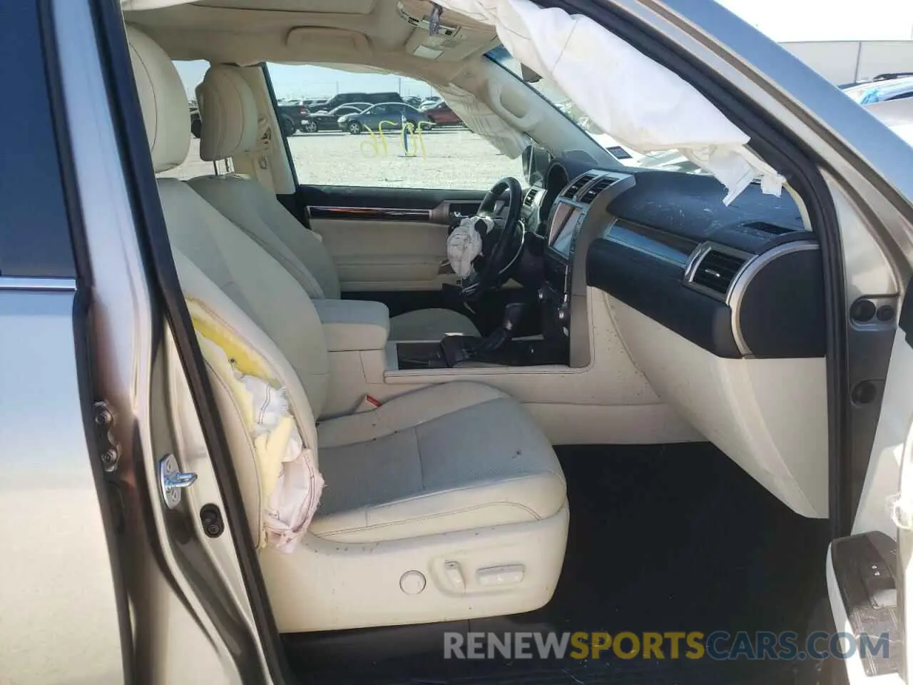 5 fotografías del automóvil dañado JTJAM7BX0M5277068 LEXUS GX 2021