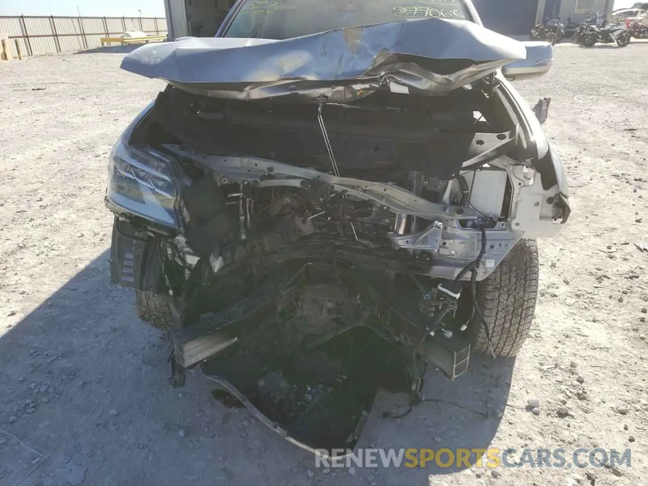 9 fotografías del automóvil dañado JTJAM7BX0M5277068 LEXUS GX 2021