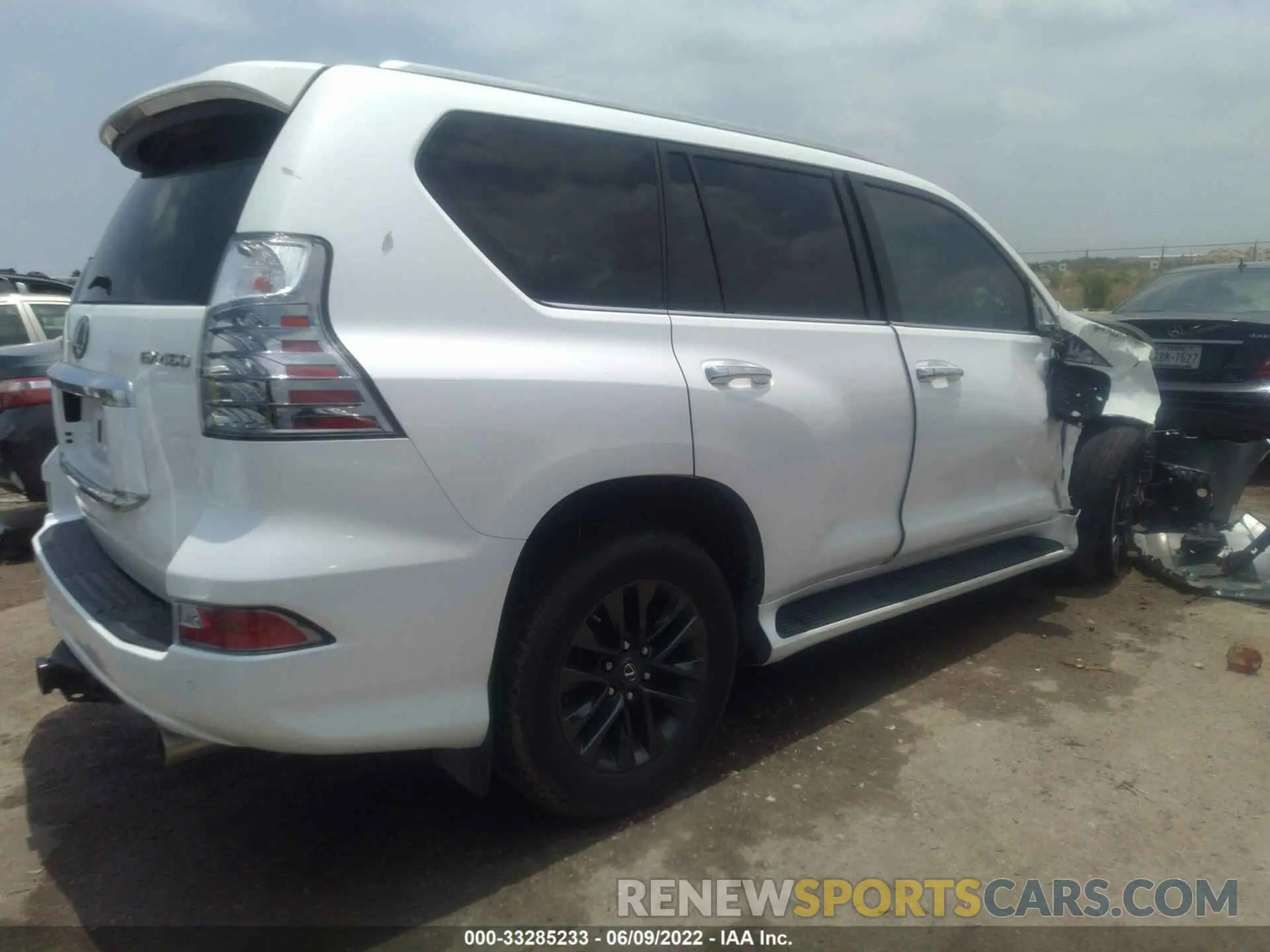 4 fotografías del automóvil dañado JTJAM7BX0M5282187 LEXUS GX 2021