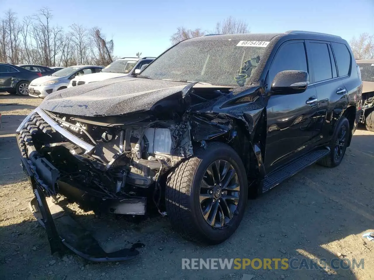 2 fotografías del automóvil dañado JTJAM7BX0M5290614 LEXUS GX 2021