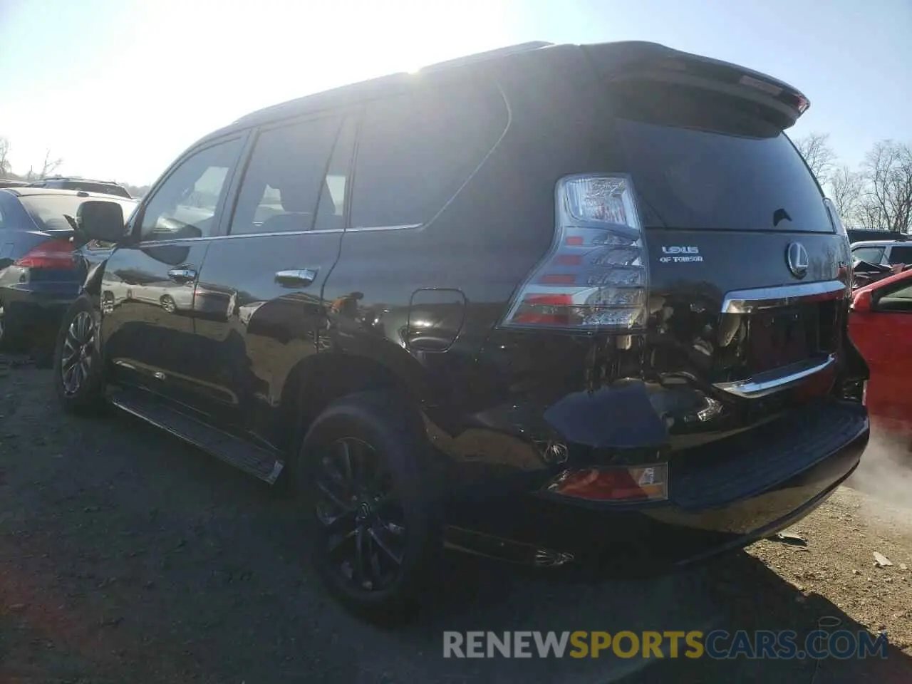 3 fotografías del automóvil dañado JTJAM7BX0M5290614 LEXUS GX 2021