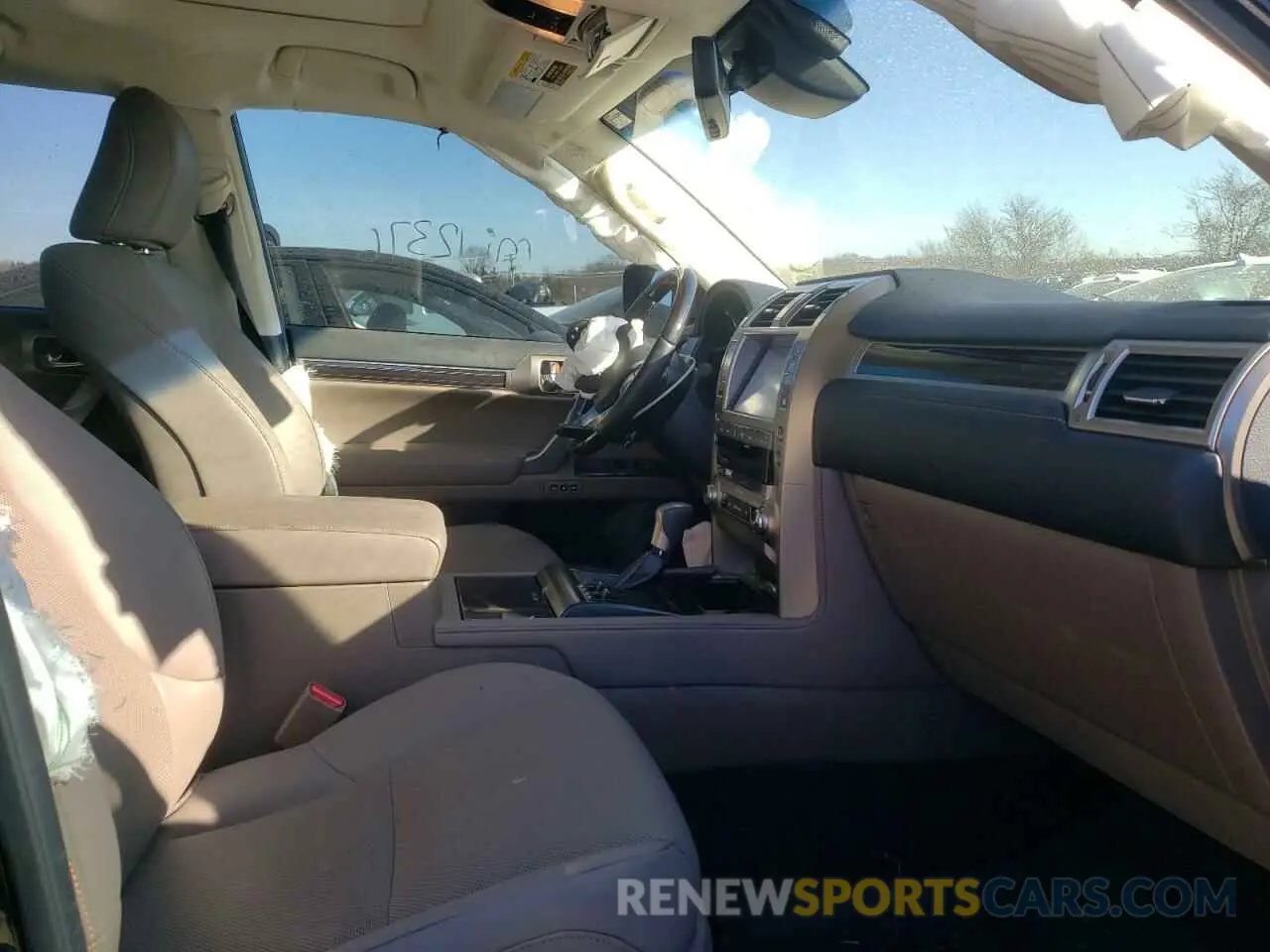 5 fotografías del automóvil dañado JTJAM7BX0M5290614 LEXUS GX 2021