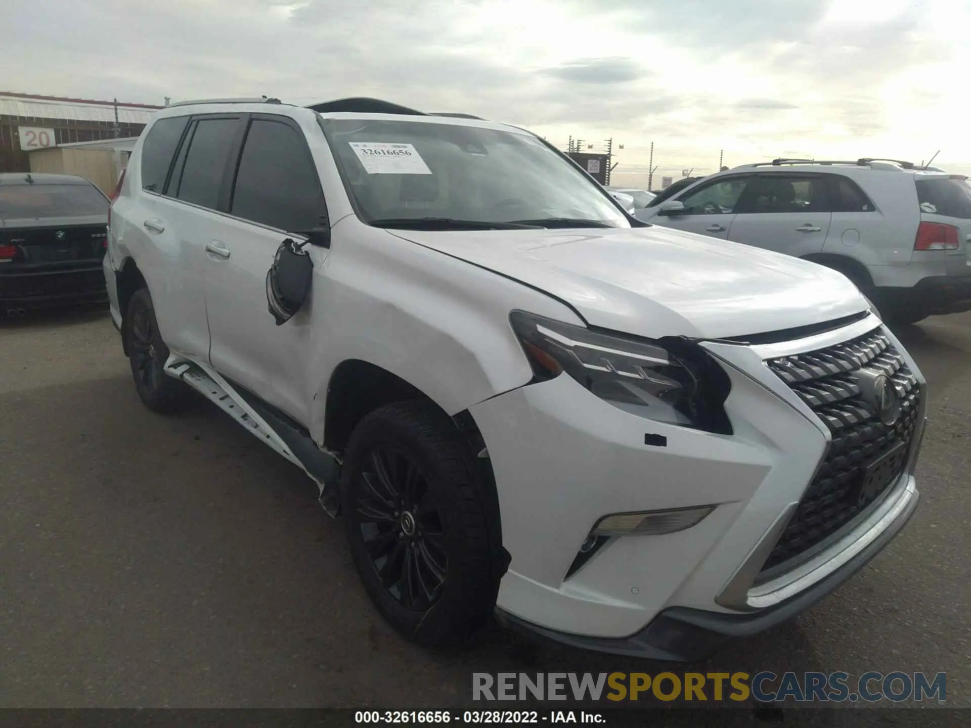1 fotografías del automóvil dañado JTJAM7BX0M5292041 LEXUS GX 2021