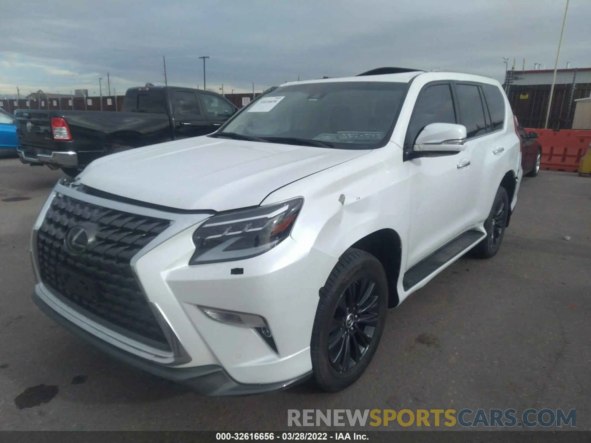 2 fotografías del automóvil dañado JTJAM7BX0M5292041 LEXUS GX 2021