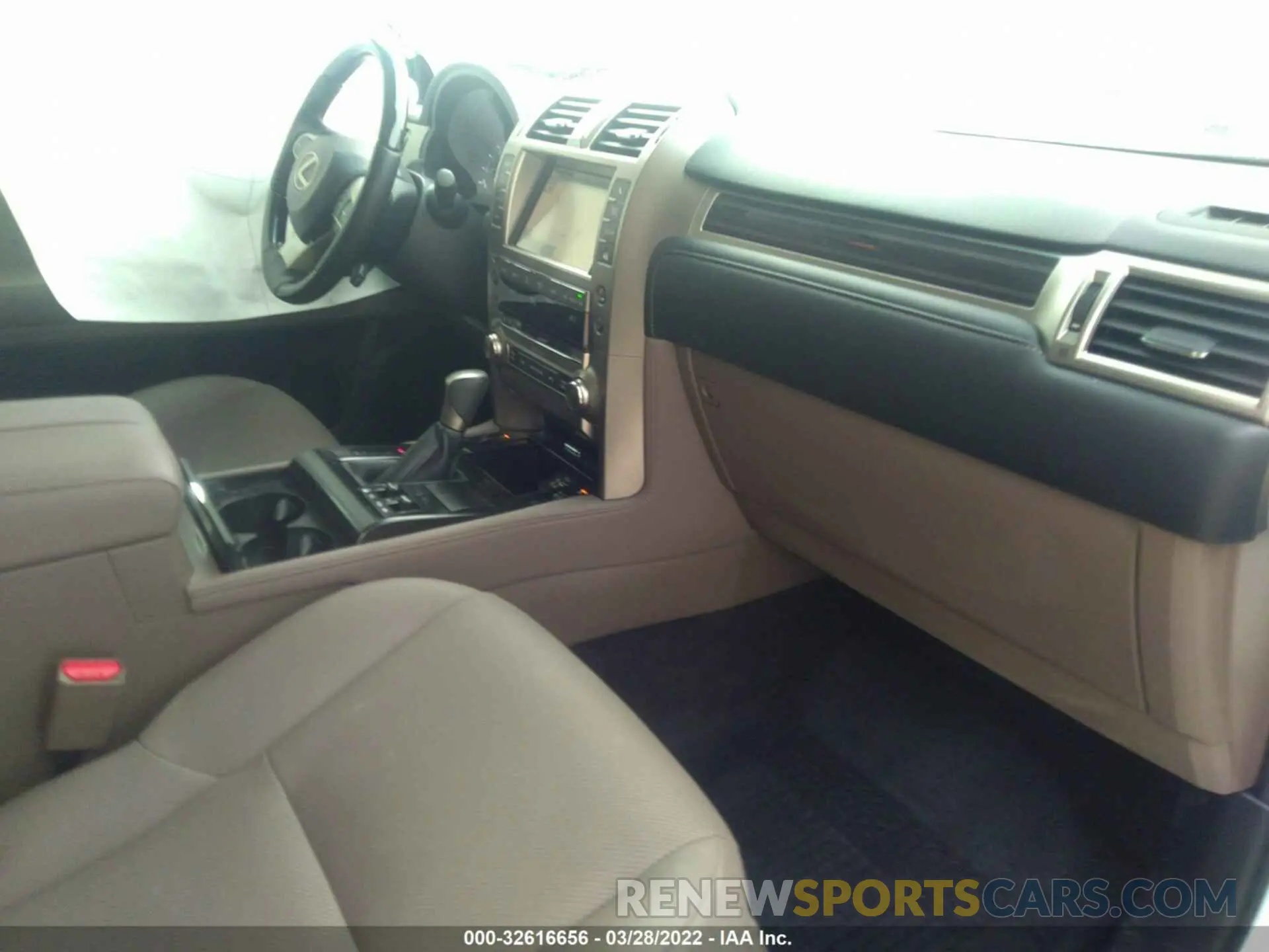 5 fotografías del automóvil dañado JTJAM7BX0M5292041 LEXUS GX 2021