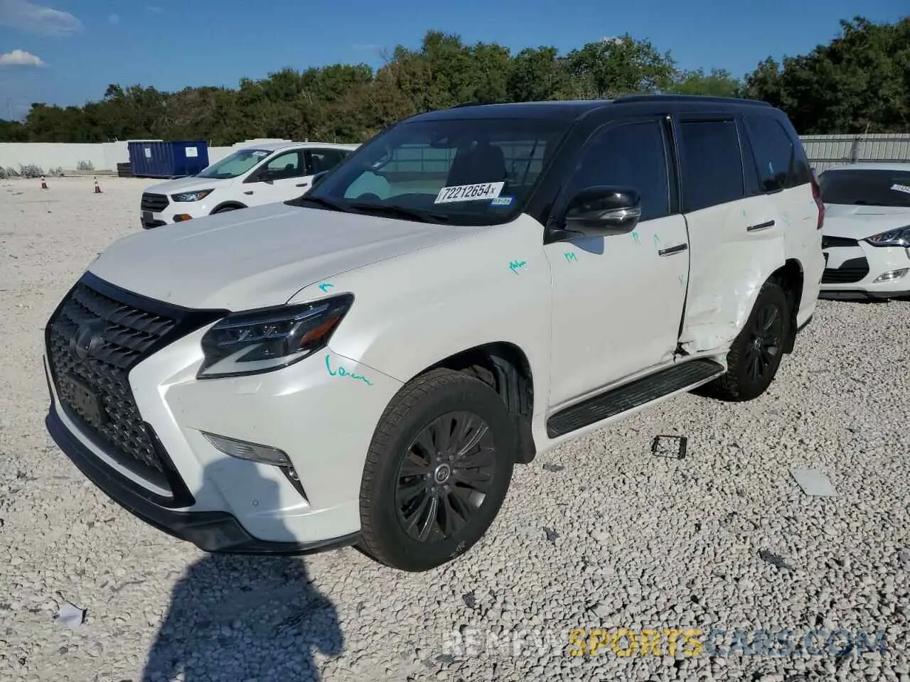 1 fotografías del automóvil dañado JTJAM7BX0M5295263 LEXUS GX 2021