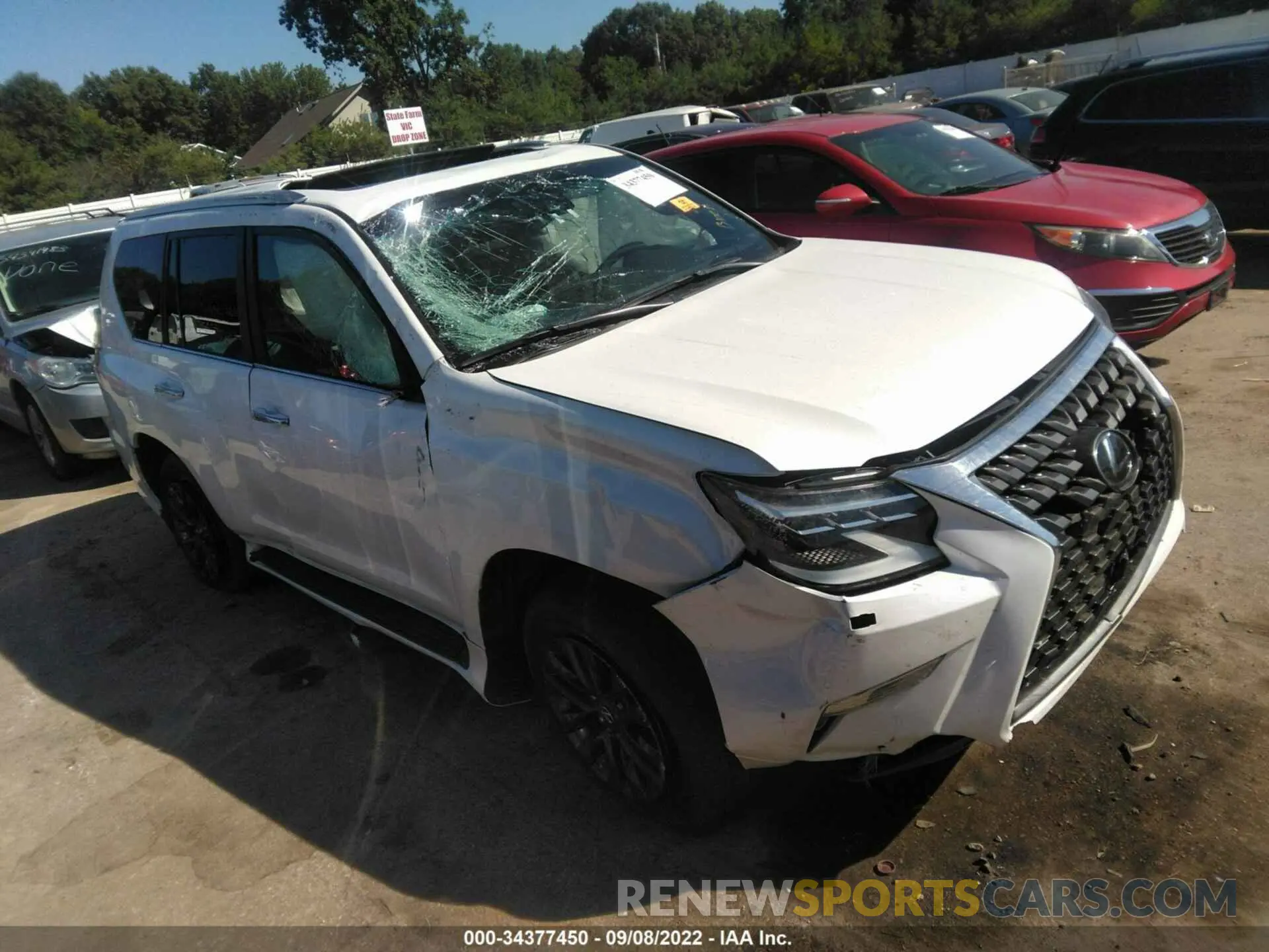 1 fotografías del automóvil dañado JTJAM7BX0M5297515 LEXUS GX 2021