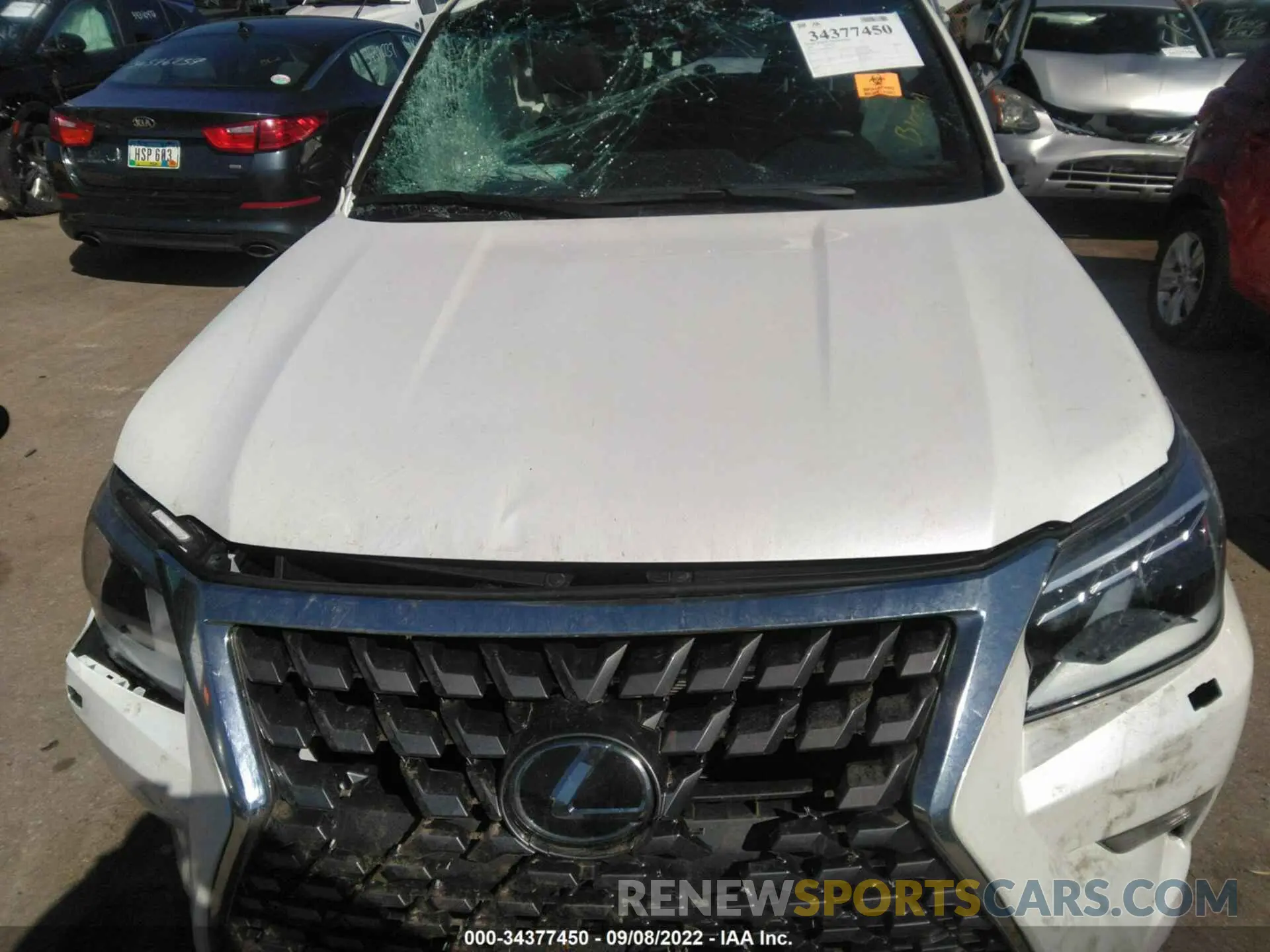 10 fotografías del automóvil dañado JTJAM7BX0M5297515 LEXUS GX 2021
