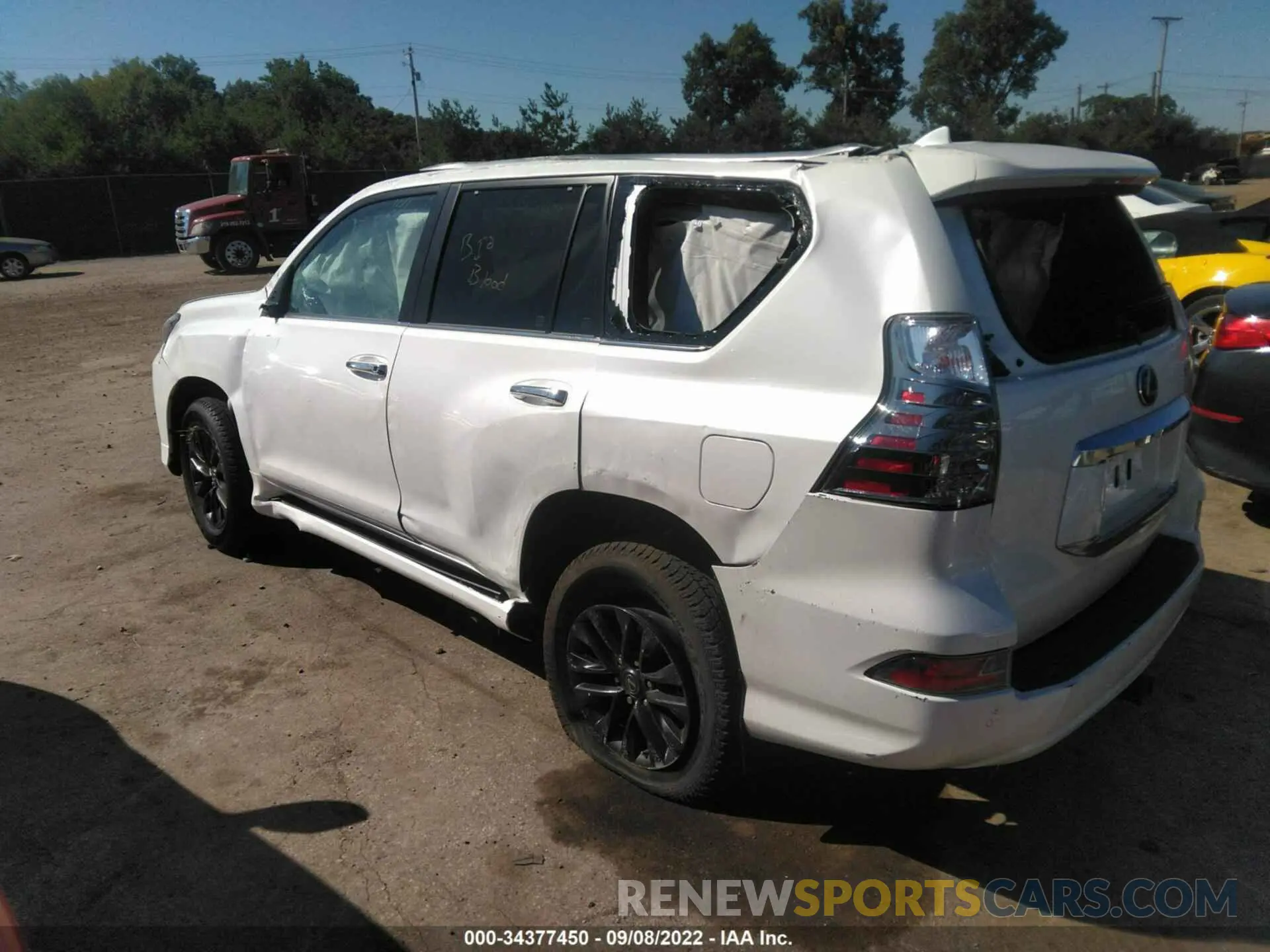 3 fotografías del automóvil dañado JTJAM7BX0M5297515 LEXUS GX 2021
