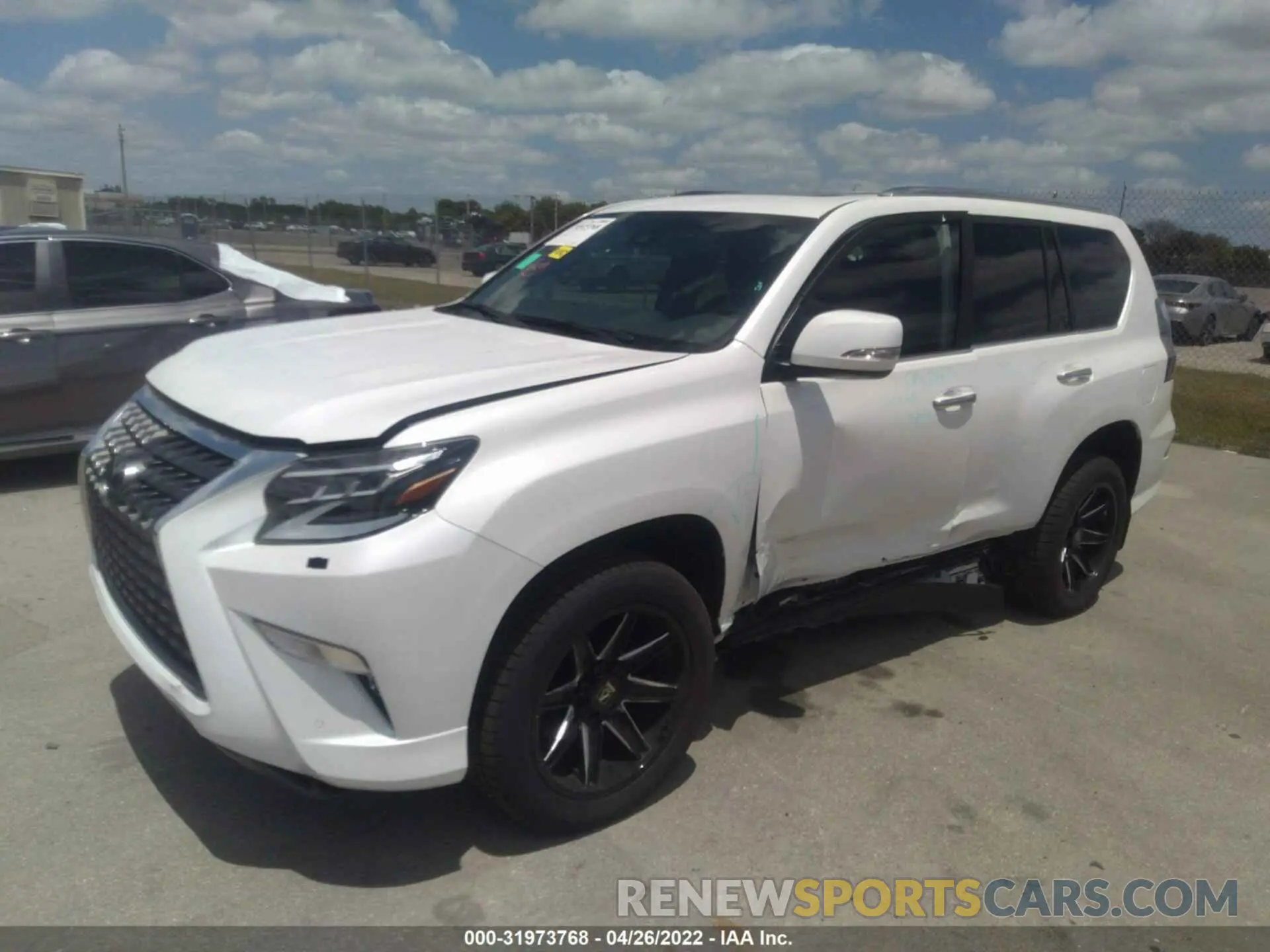 2 fotografías del automóvil dañado JTJAM7BX0M5299023 LEXUS GX 2021