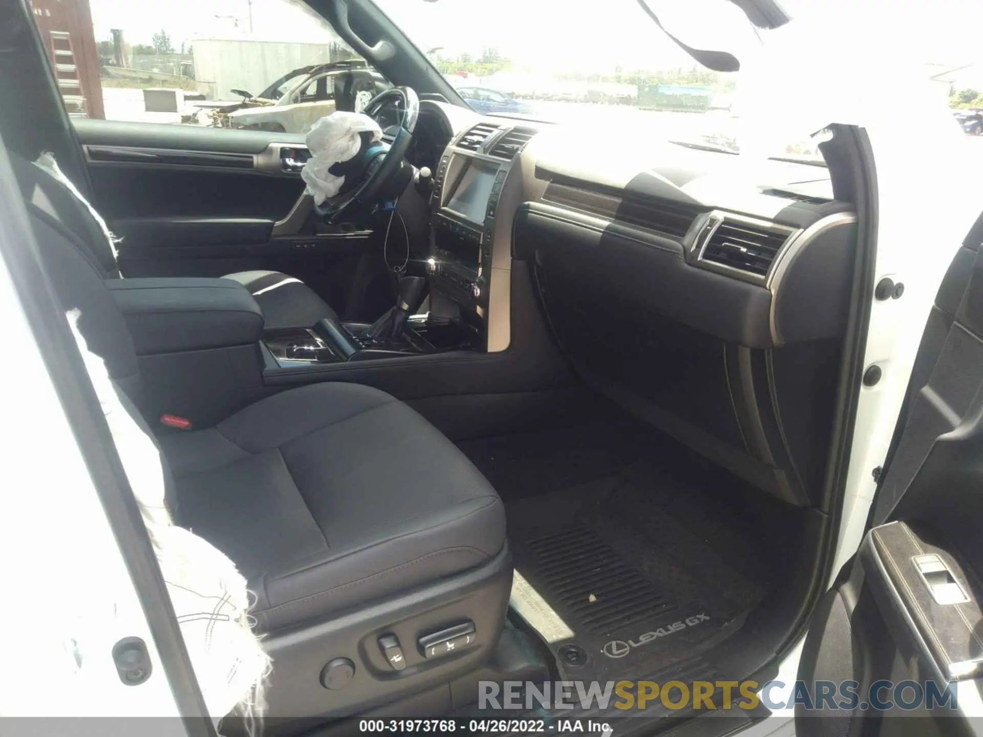 5 fotografías del automóvil dañado JTJAM7BX0M5299023 LEXUS GX 2021