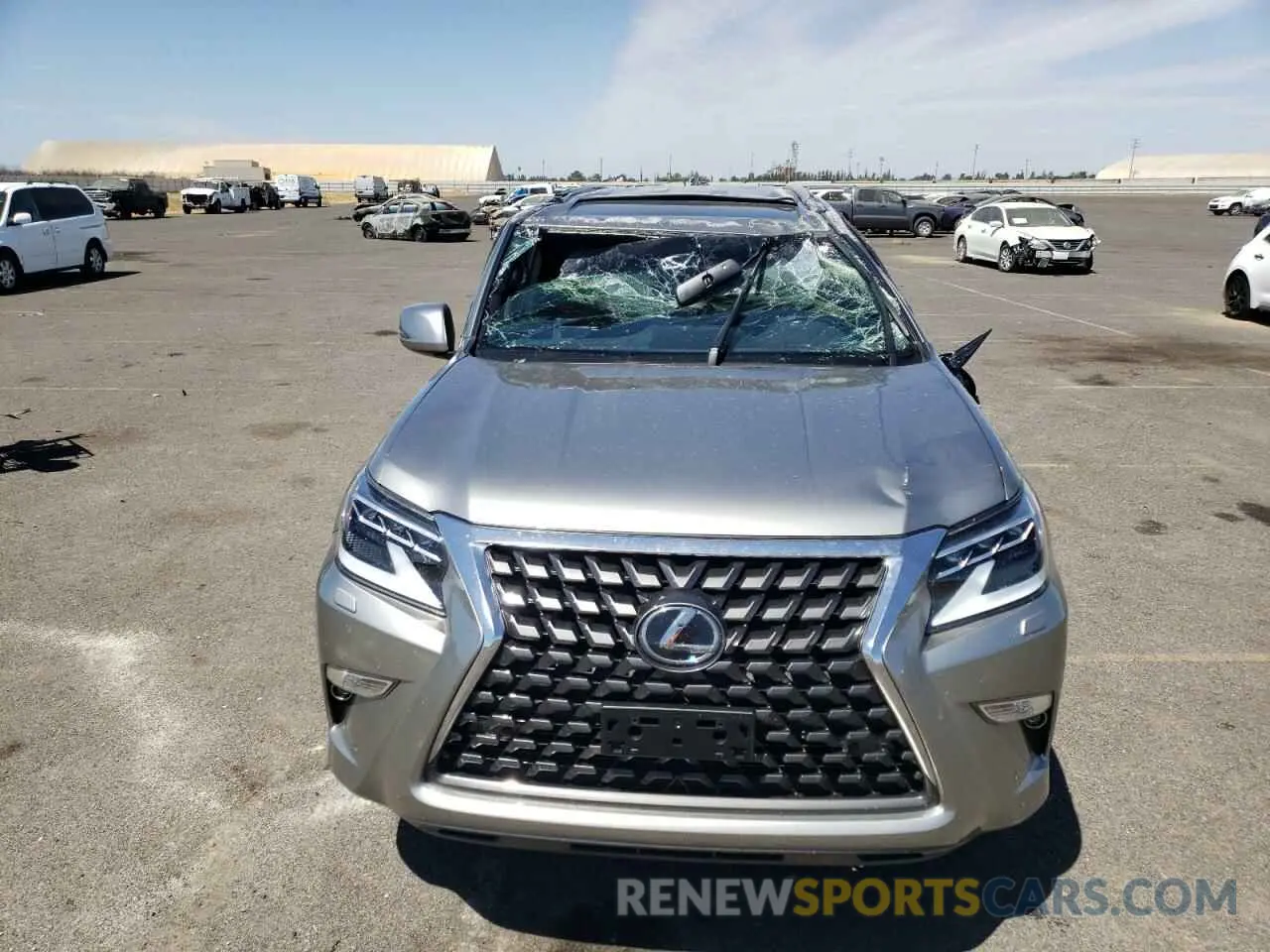9 fotografías del automóvil dañado JTJAM7BX0M5304558 LEXUS GX 2021