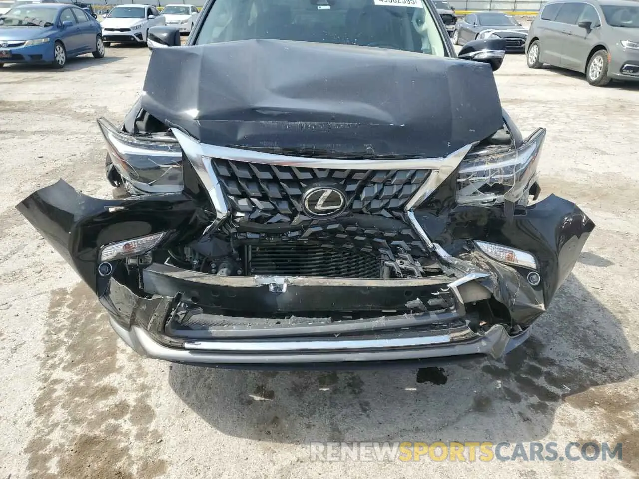 11 fotografías del automóvil dañado JTJAM7BX1M5275118 LEXUS GX 2021