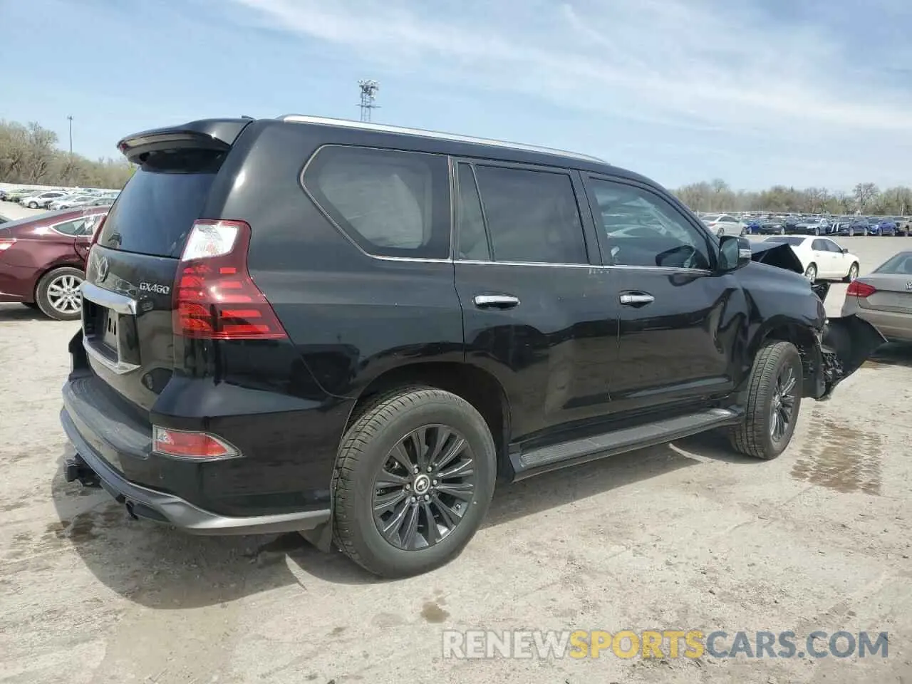 3 fotografías del automóvil dañado JTJAM7BX1M5275118 LEXUS GX 2021