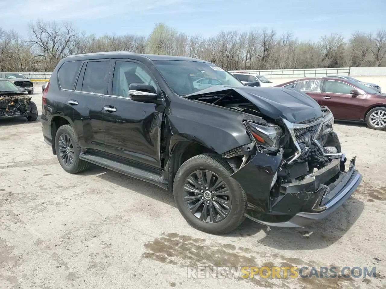4 fotografías del automóvil dañado JTJAM7BX1M5275118 LEXUS GX 2021