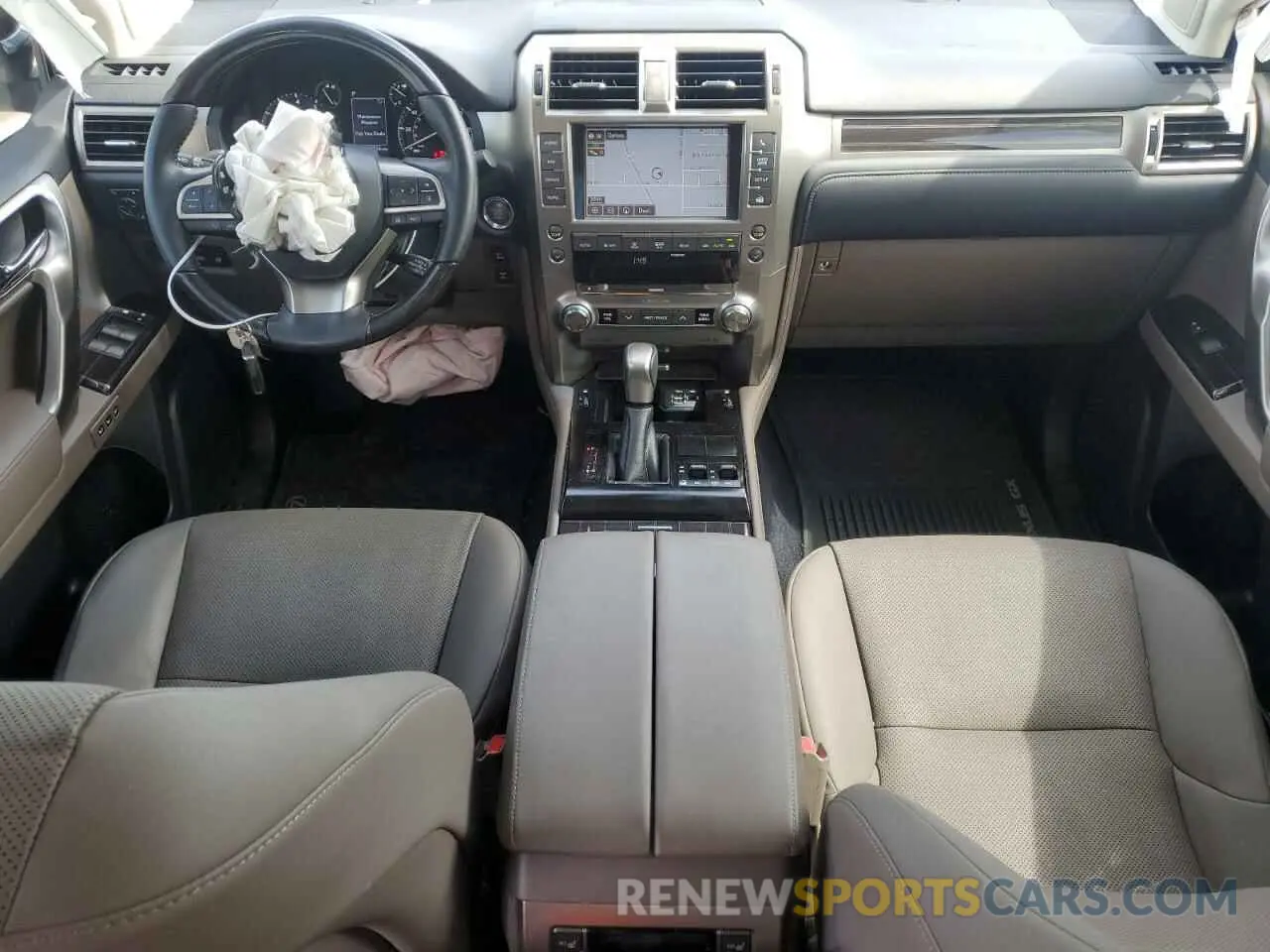 8 fotografías del automóvil dañado JTJAM7BX1M5275118 LEXUS GX 2021