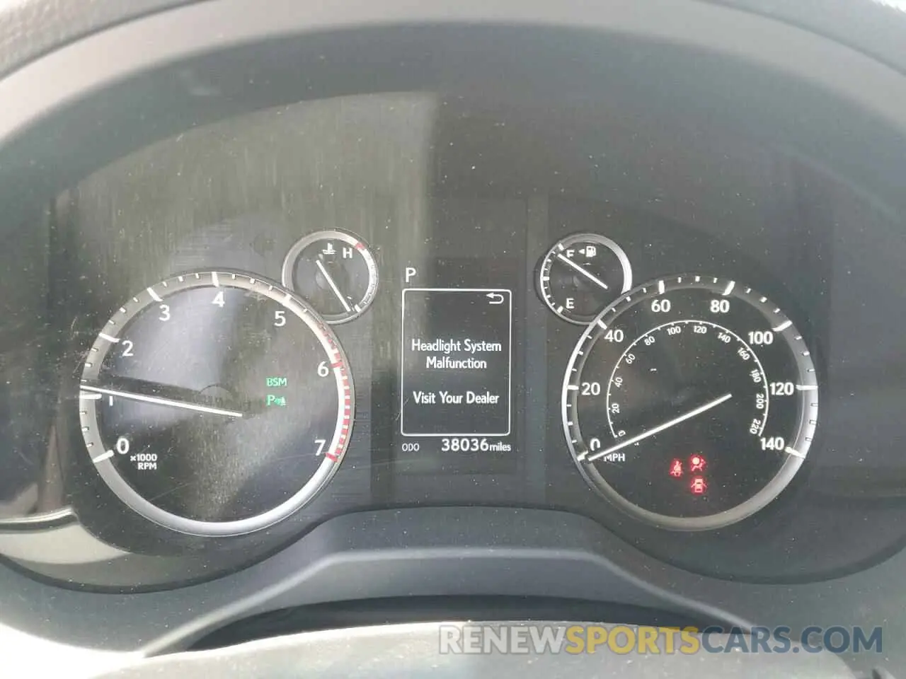 9 fotografías del automóvil dañado JTJAM7BX1M5275118 LEXUS GX 2021