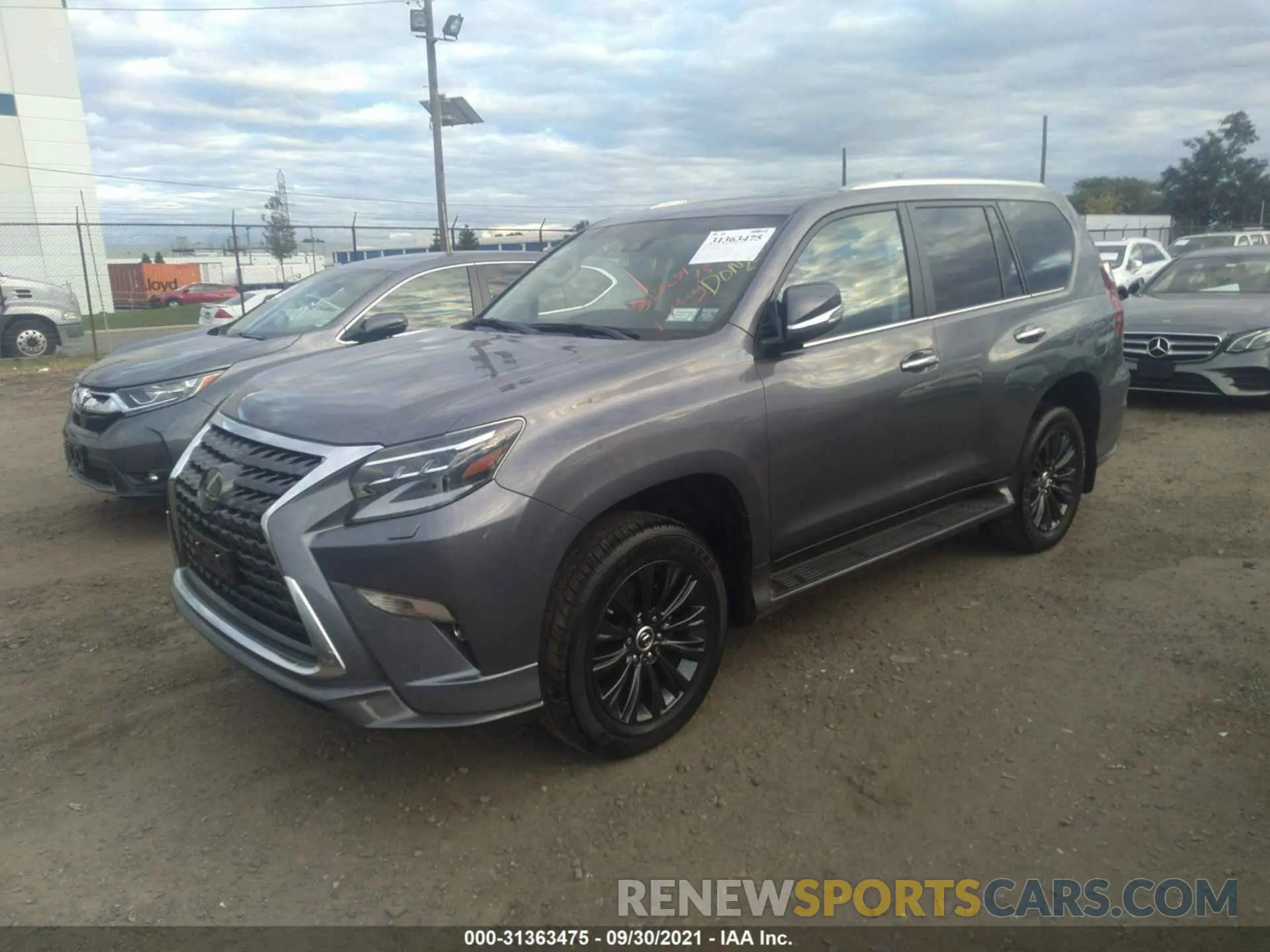 2 fotografías del automóvil dañado JTJAM7BX1M5278035 LEXUS GX 2021