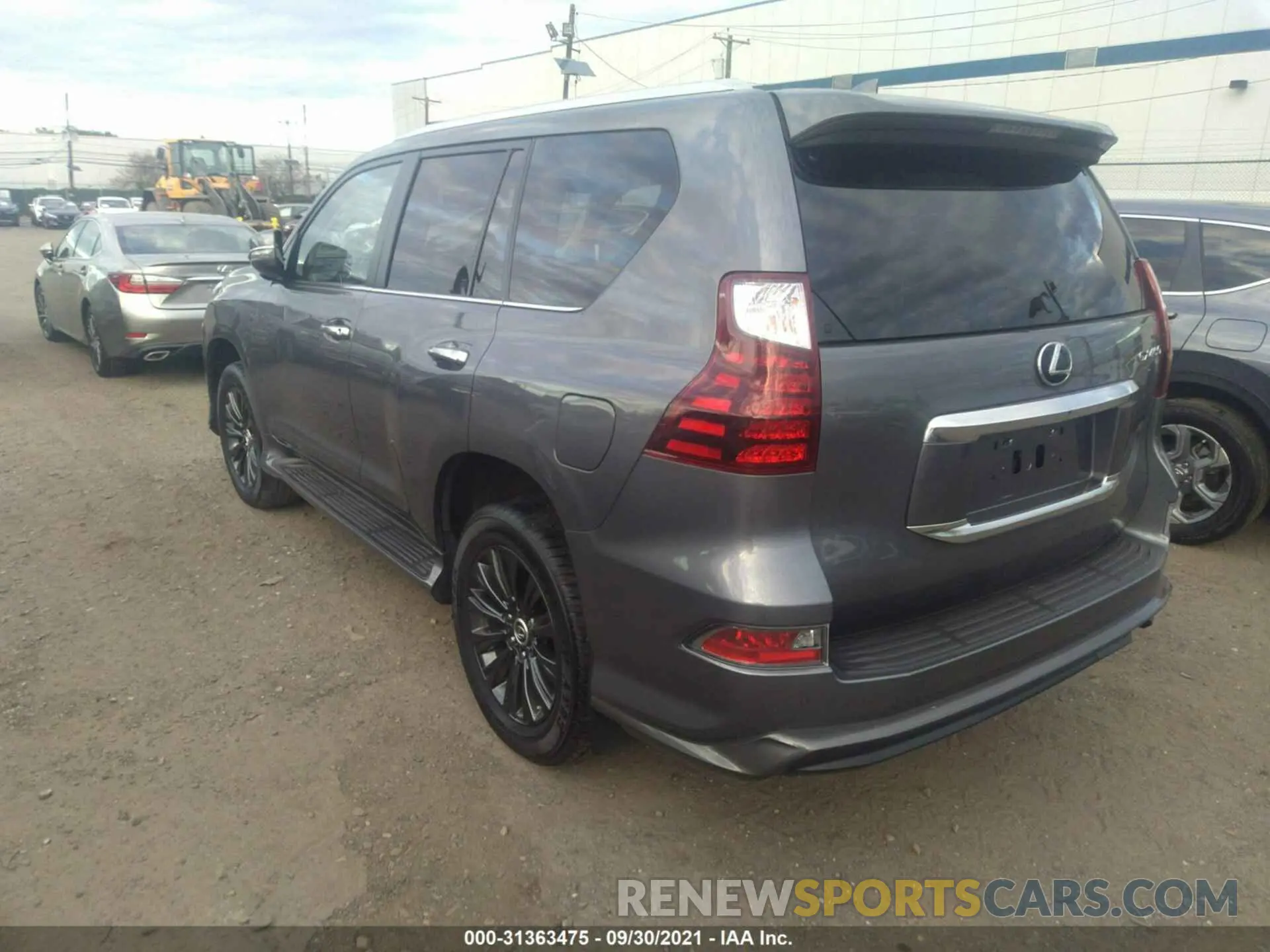 3 fotografías del automóvil dañado JTJAM7BX1M5278035 LEXUS GX 2021