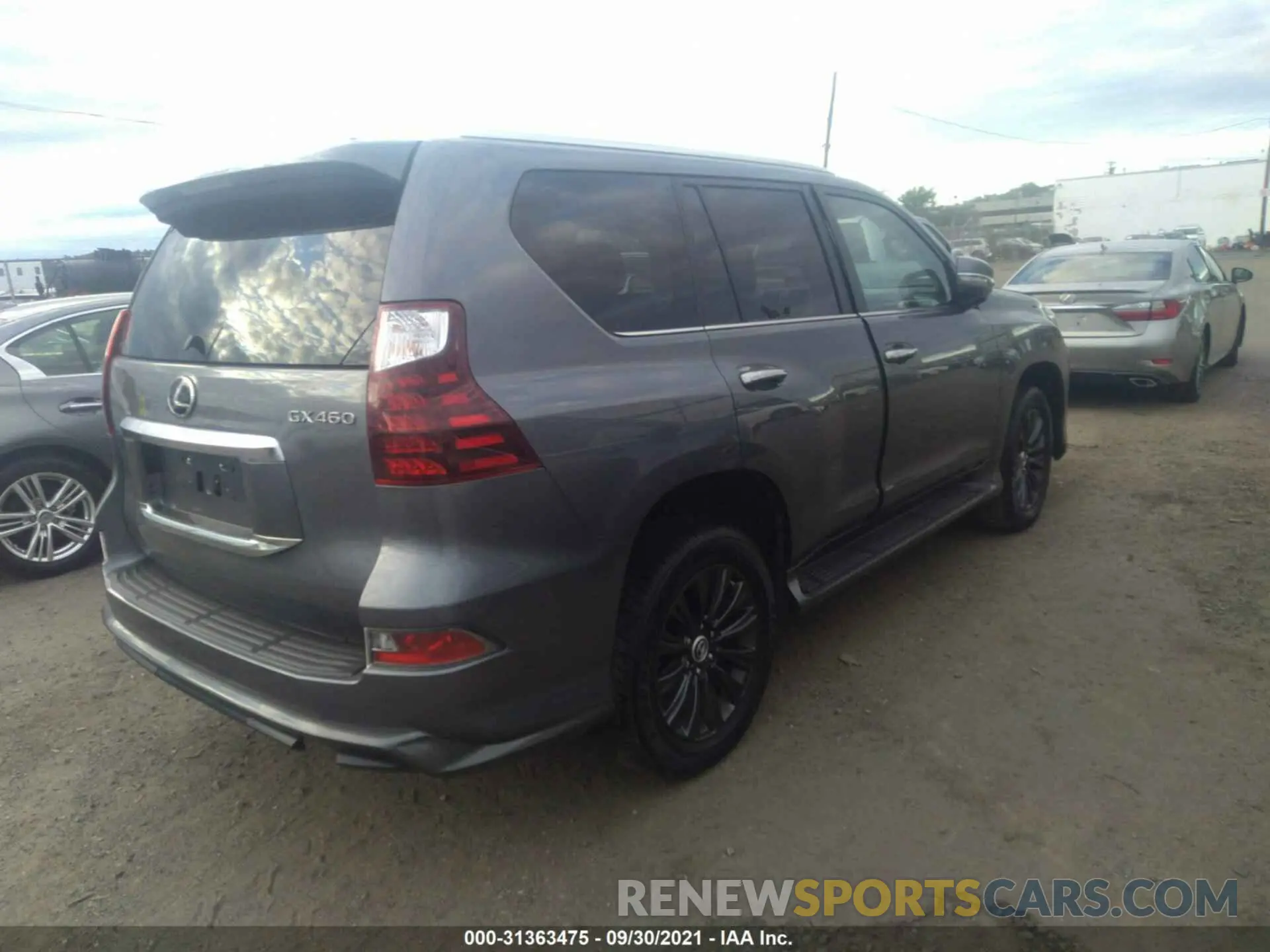 4 fotografías del automóvil dañado JTJAM7BX1M5278035 LEXUS GX 2021