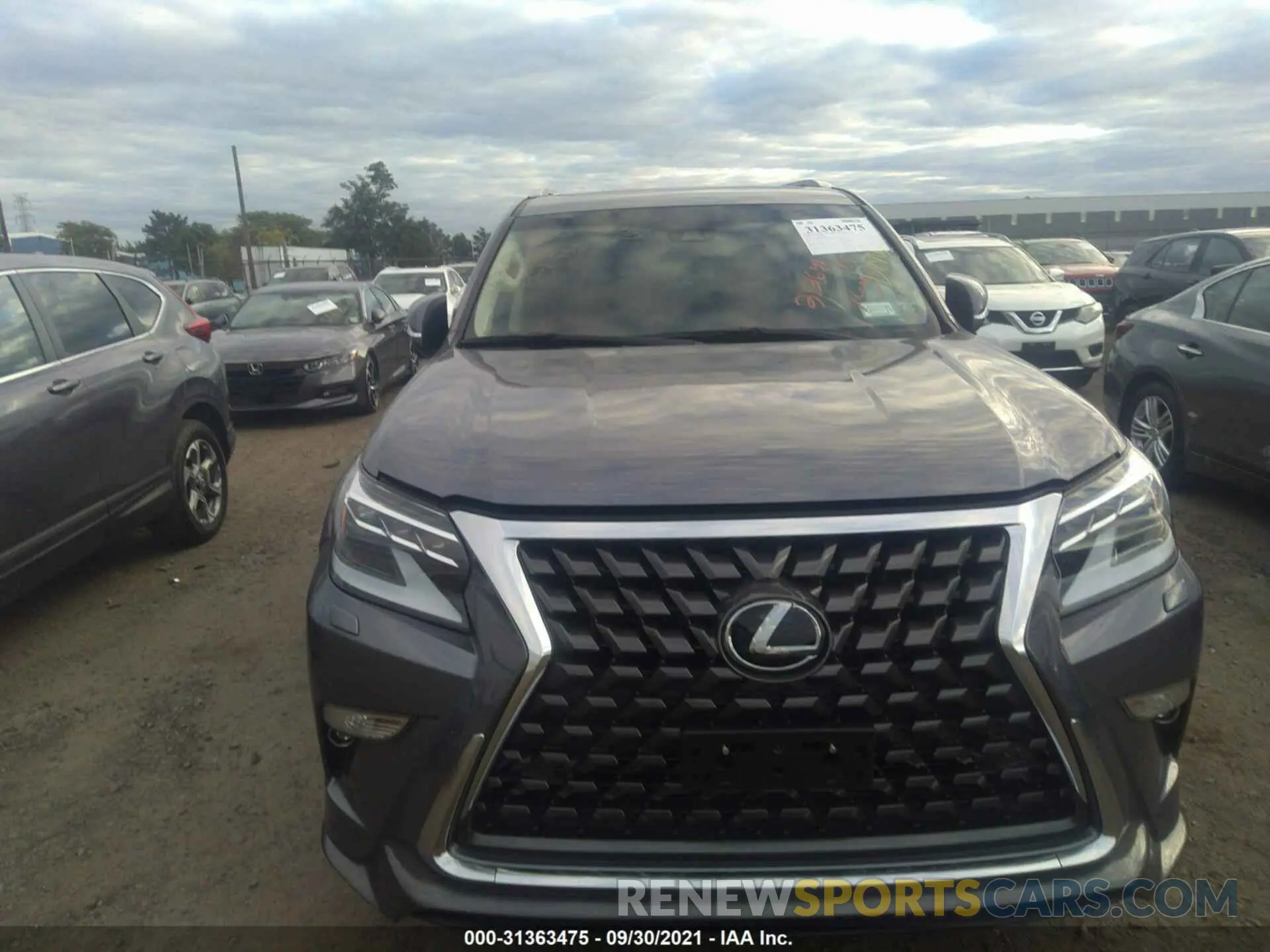 6 fotografías del automóvil dañado JTJAM7BX1M5278035 LEXUS GX 2021