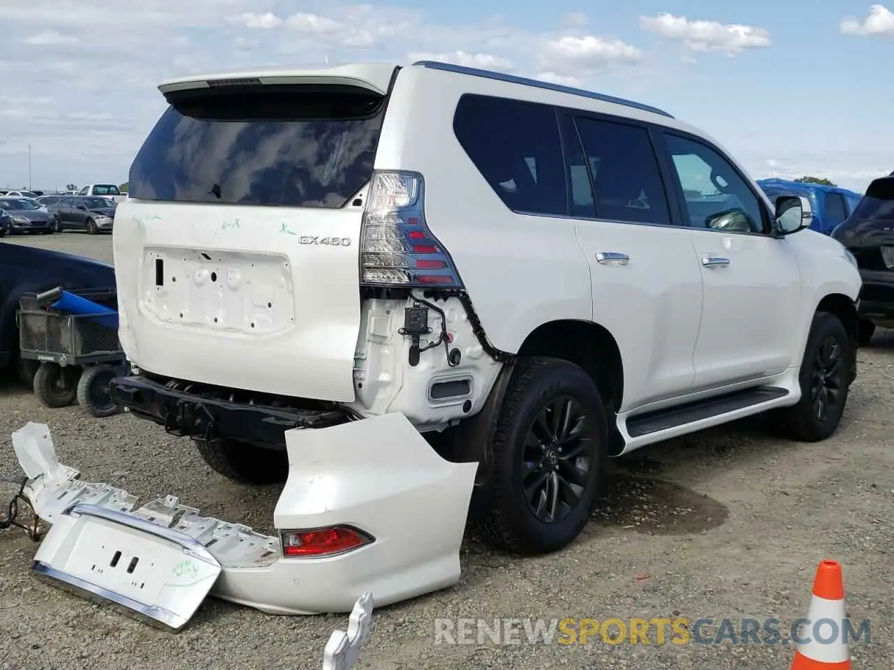 4 fotografías del automóvil dañado JTJAM7BX1M5286507 LEXUS GX 2021