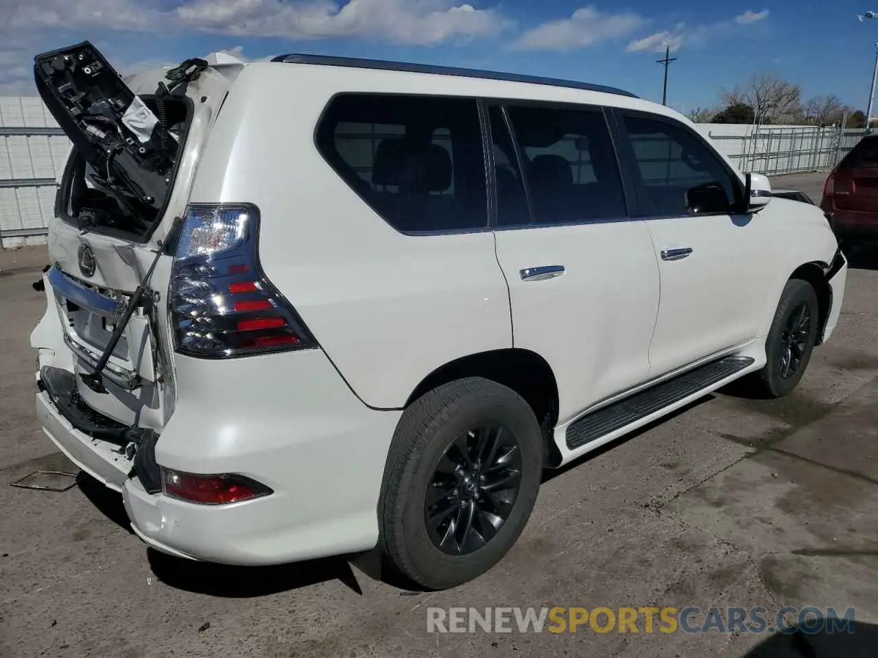 3 fotografías del automóvil dañado JTJAM7BX1M5287463 LEXUS GX 2021