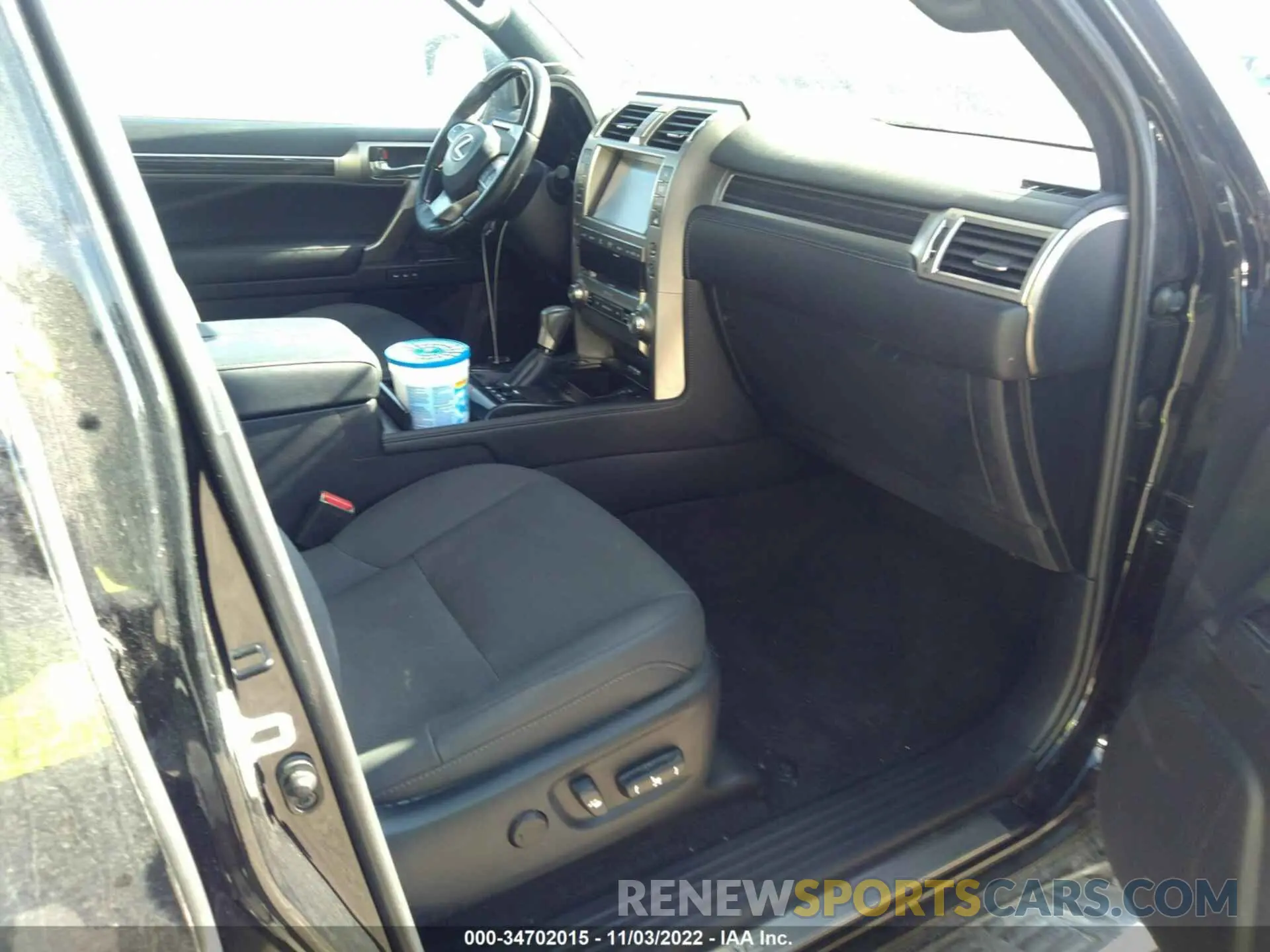 5 fotografías del automóvil dañado JTJAM7BX1M5292047 LEXUS GX 2021