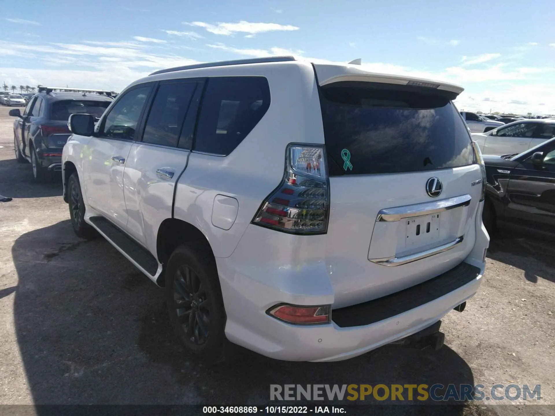 3 fotografías del automóvil dañado JTJAM7BX1M5292632 LEXUS GX 2021