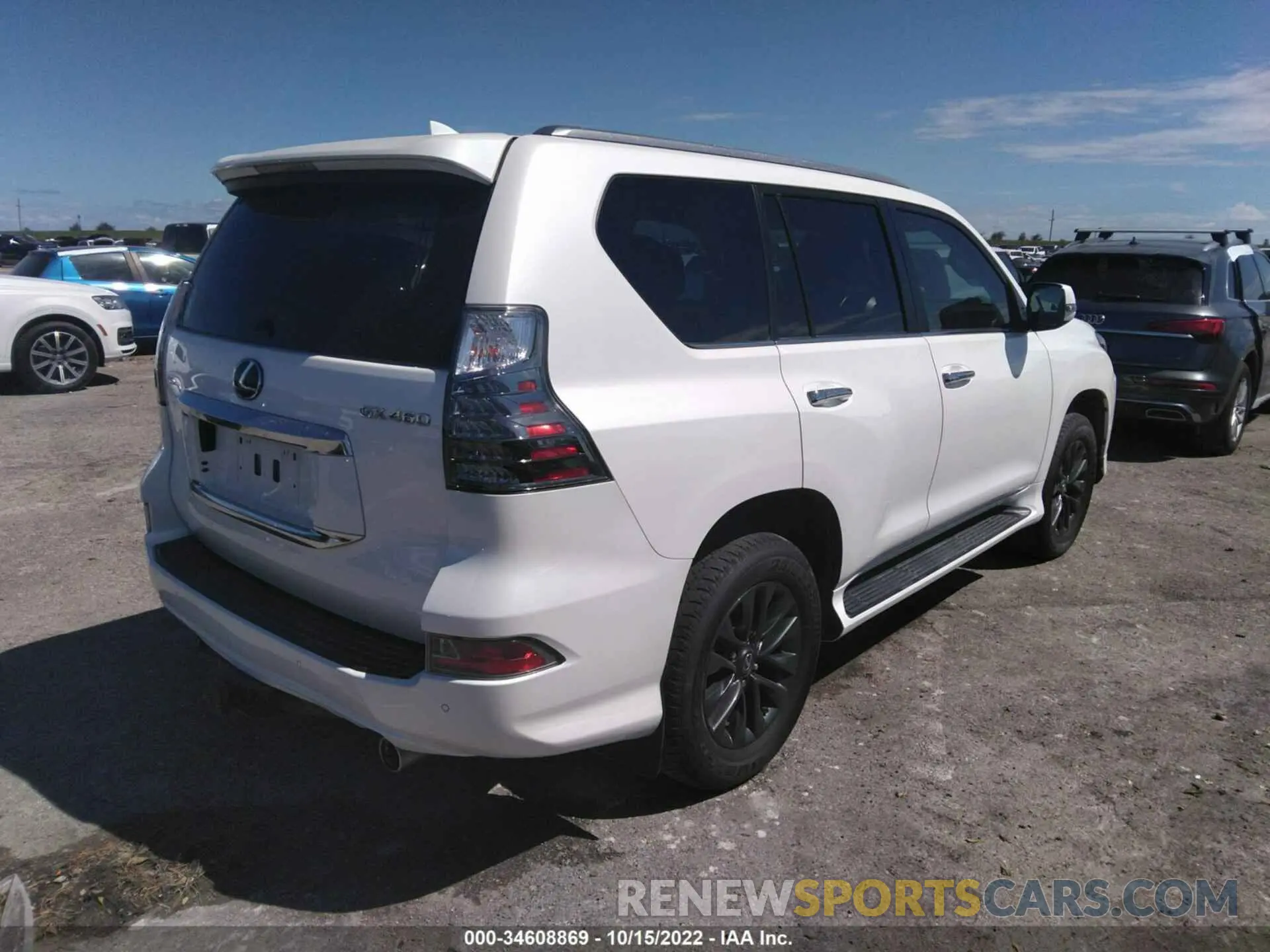 4 fotografías del automóvil dañado JTJAM7BX1M5292632 LEXUS GX 2021