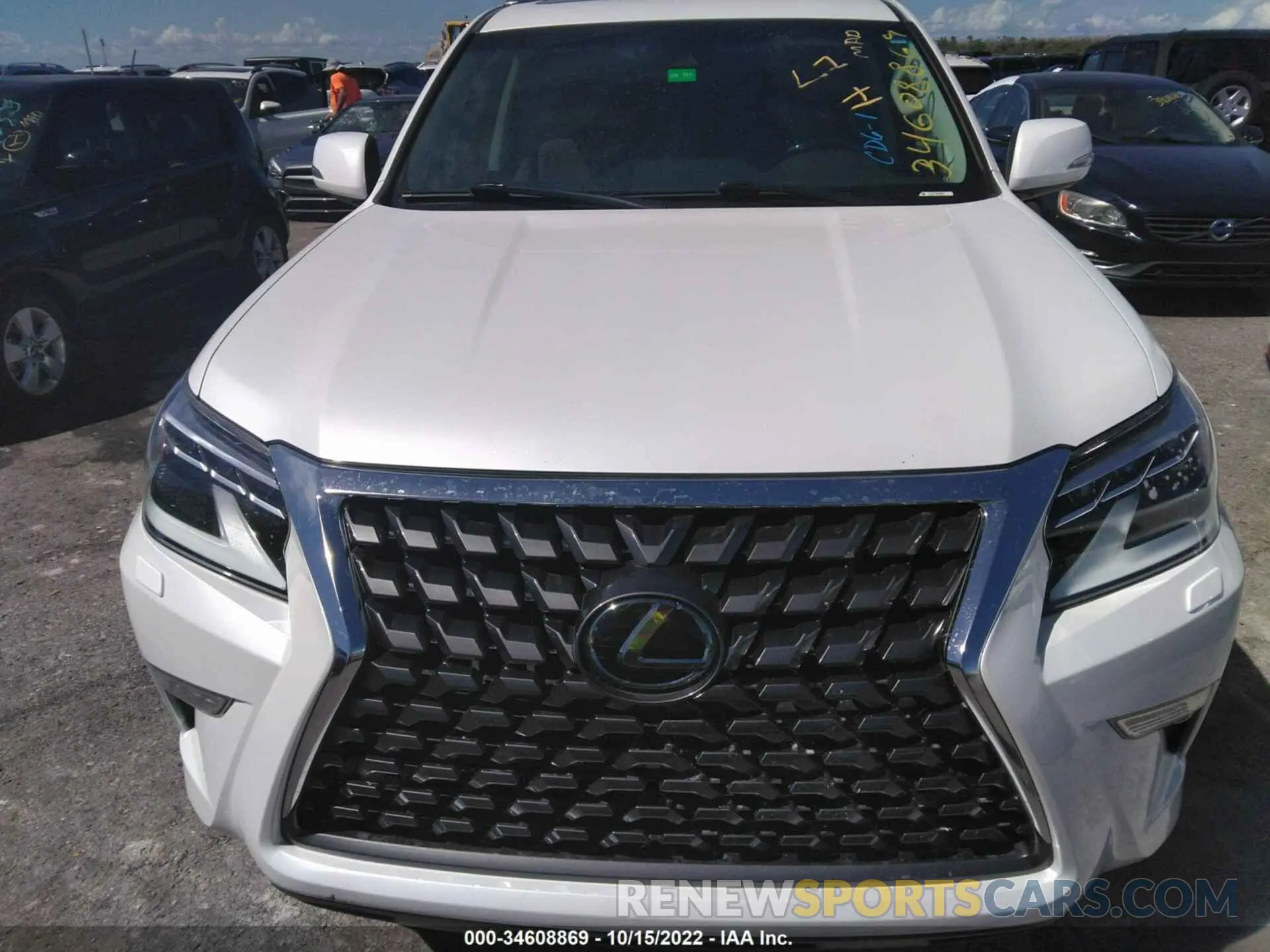 6 fotografías del automóvil dañado JTJAM7BX1M5292632 LEXUS GX 2021