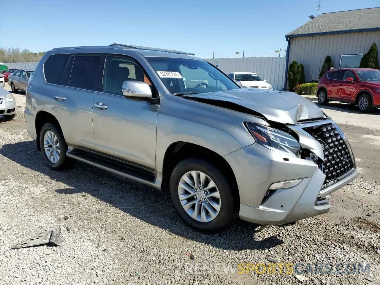 4 fotografías del automóvil dañado JTJAM7BX1M5294655 LEXUS GX 2021