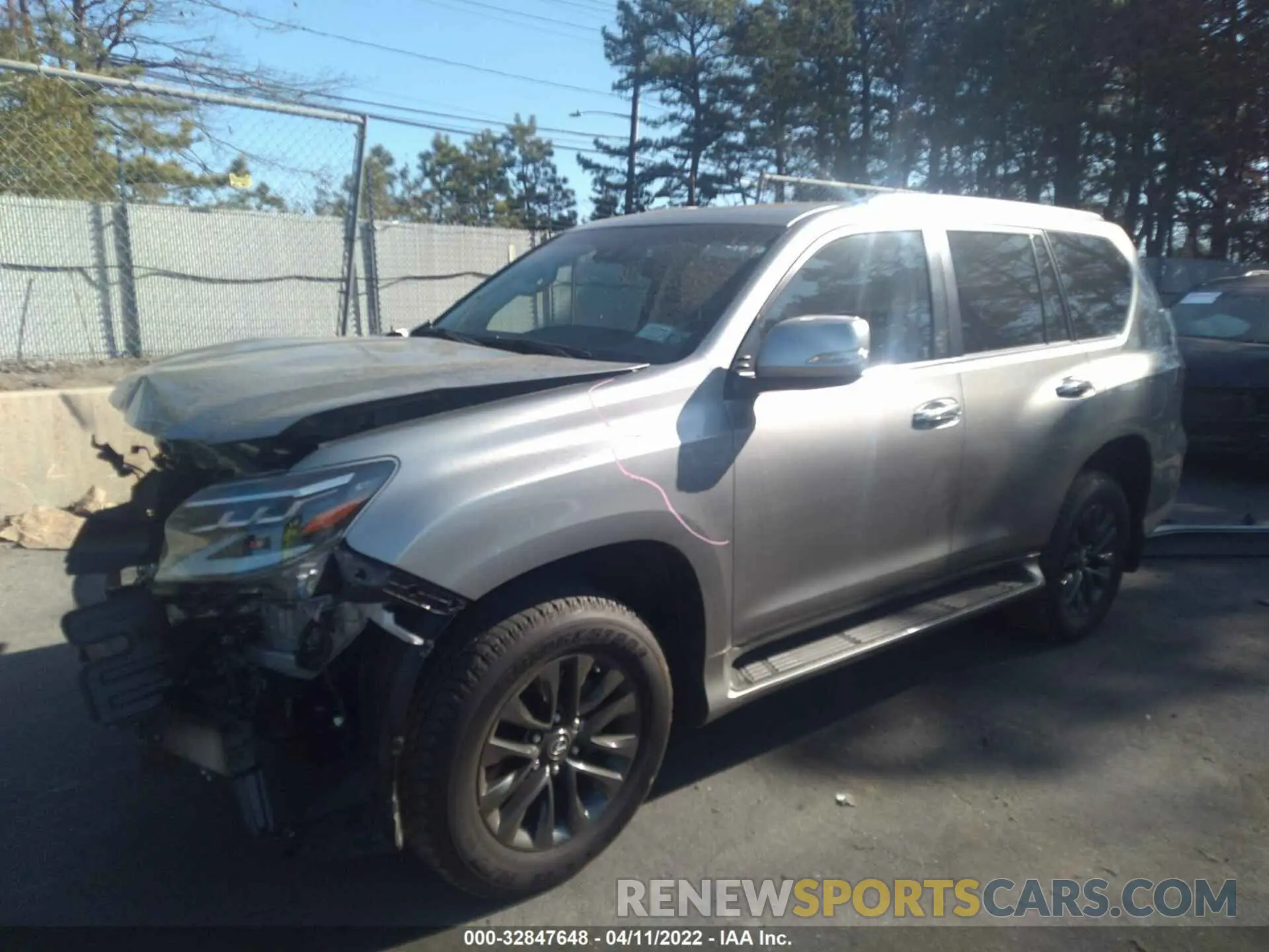 2 fotografías del automóvil dañado JTJAM7BX1M5296860 LEXUS GX 2021