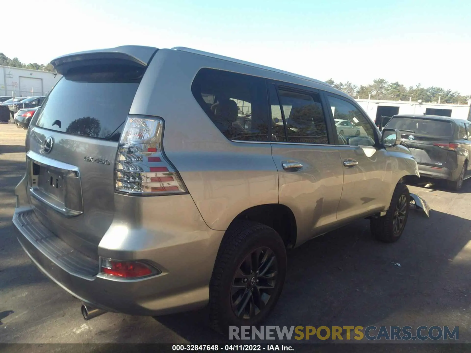 4 fotografías del automóvil dañado JTJAM7BX1M5296860 LEXUS GX 2021