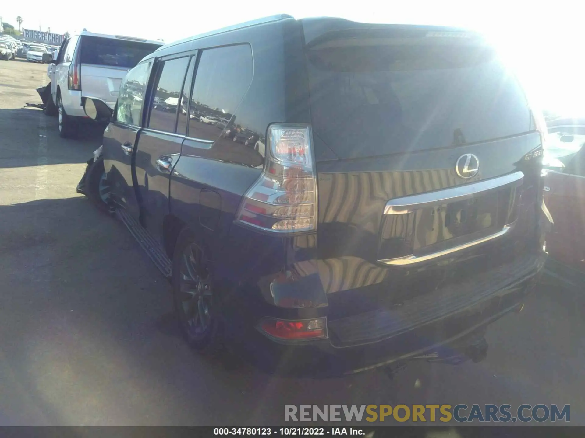 3 fotografías del automóvil dañado JTJAM7BX1M5300180 LEXUS GX 2021