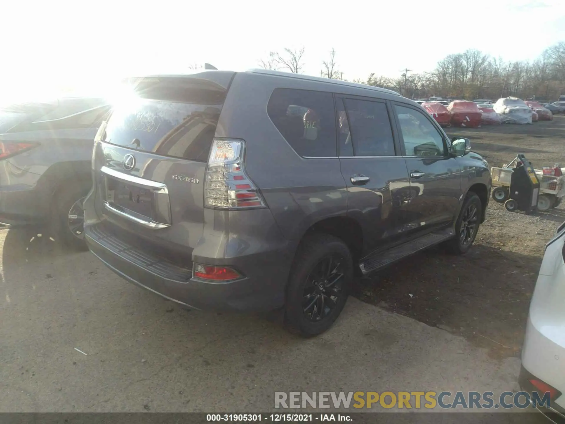 4 fotografías del automóvil dañado JTJAM7BX1M5300535 LEXUS GX 2021