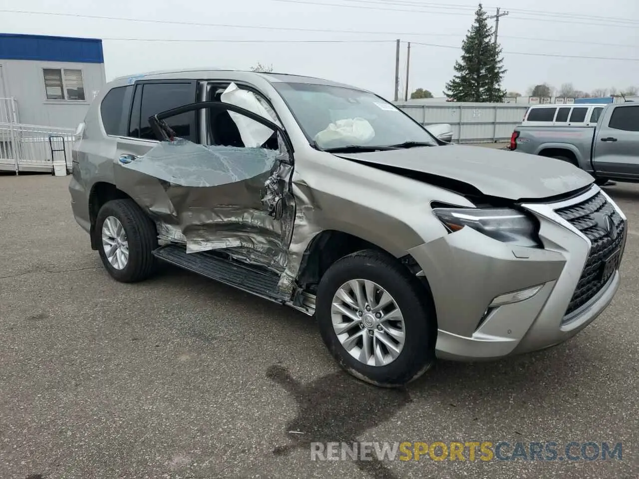 4 fotografías del automóvil dañado JTJAM7BX2M5269229 LEXUS GX 2021