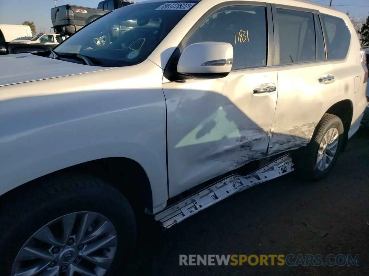 9 fotografías del automóvil dañado JTJAM7BX2M5271398 LEXUS GX 2021
