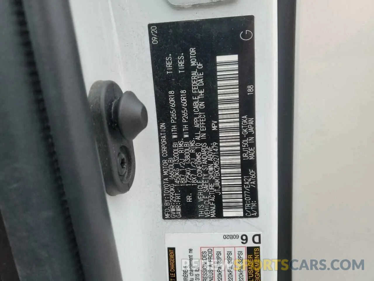 13 fotografías del automóvil dañado JTJAM7BX2M5271479 LEXUS GX 2021