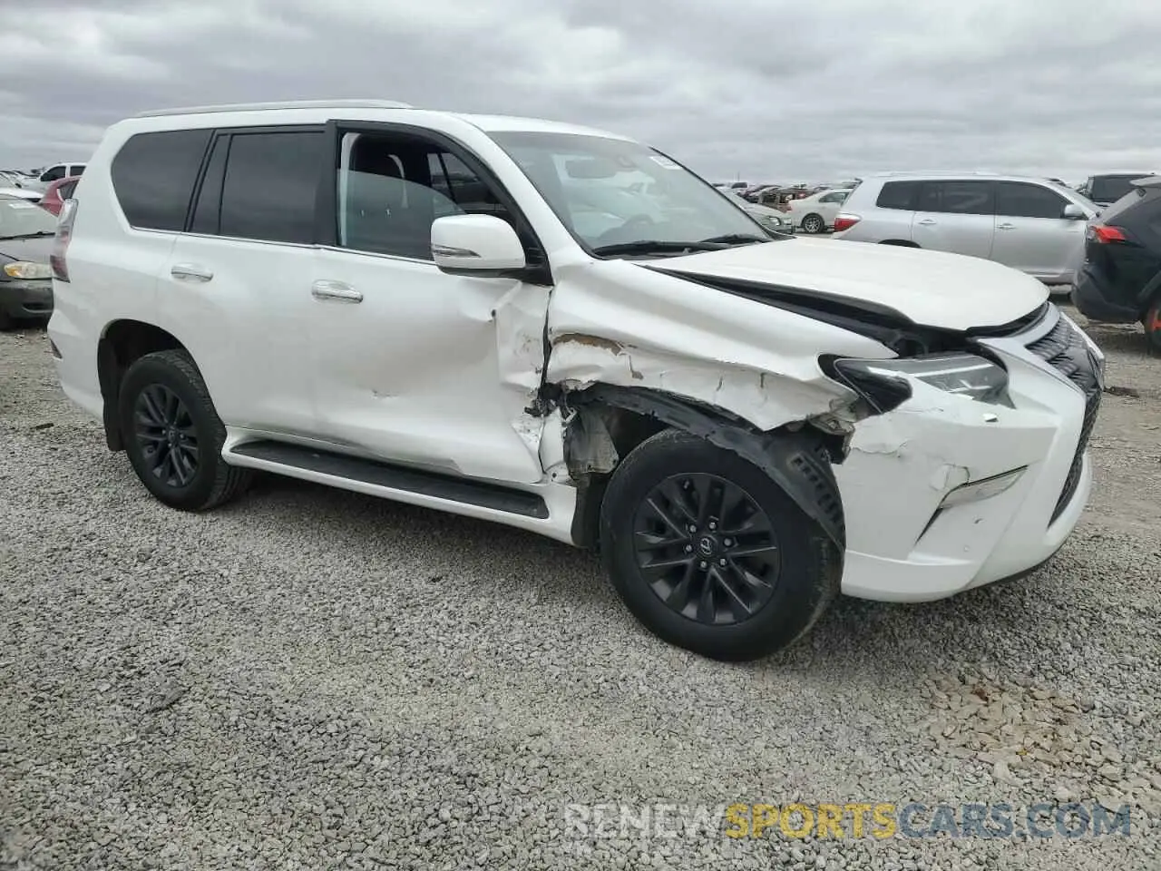 4 fotografías del automóvil dañado JTJAM7BX2M5271479 LEXUS GX 2021