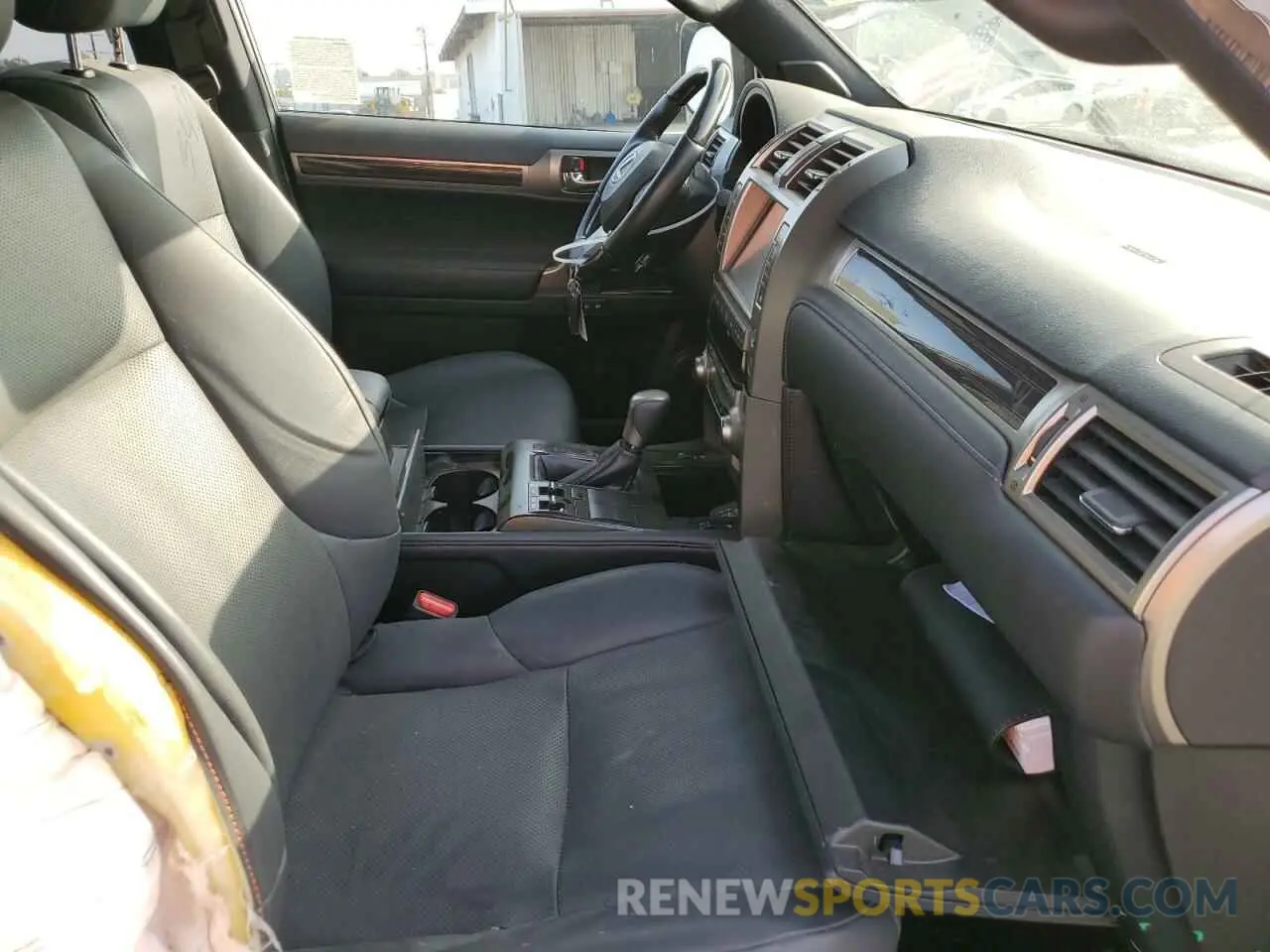 5 fotografías del automóvil dañado JTJAM7BX2M5285107 LEXUS GX 2021